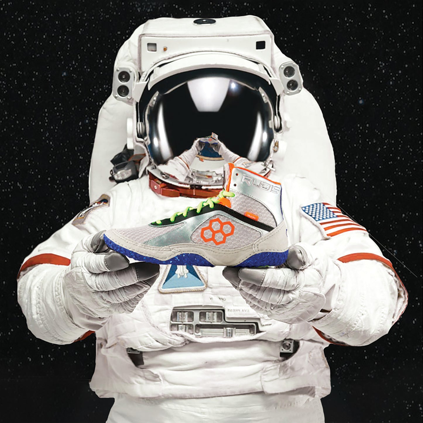 RUDIS Alpha 2.0 Adult Wrestling Shoes - Space Suit