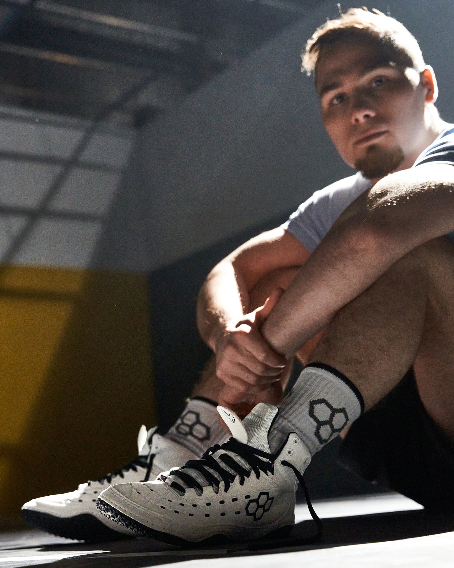 SF-Tbilisi 2.0 Youth Wrestling Shoes - White/Black