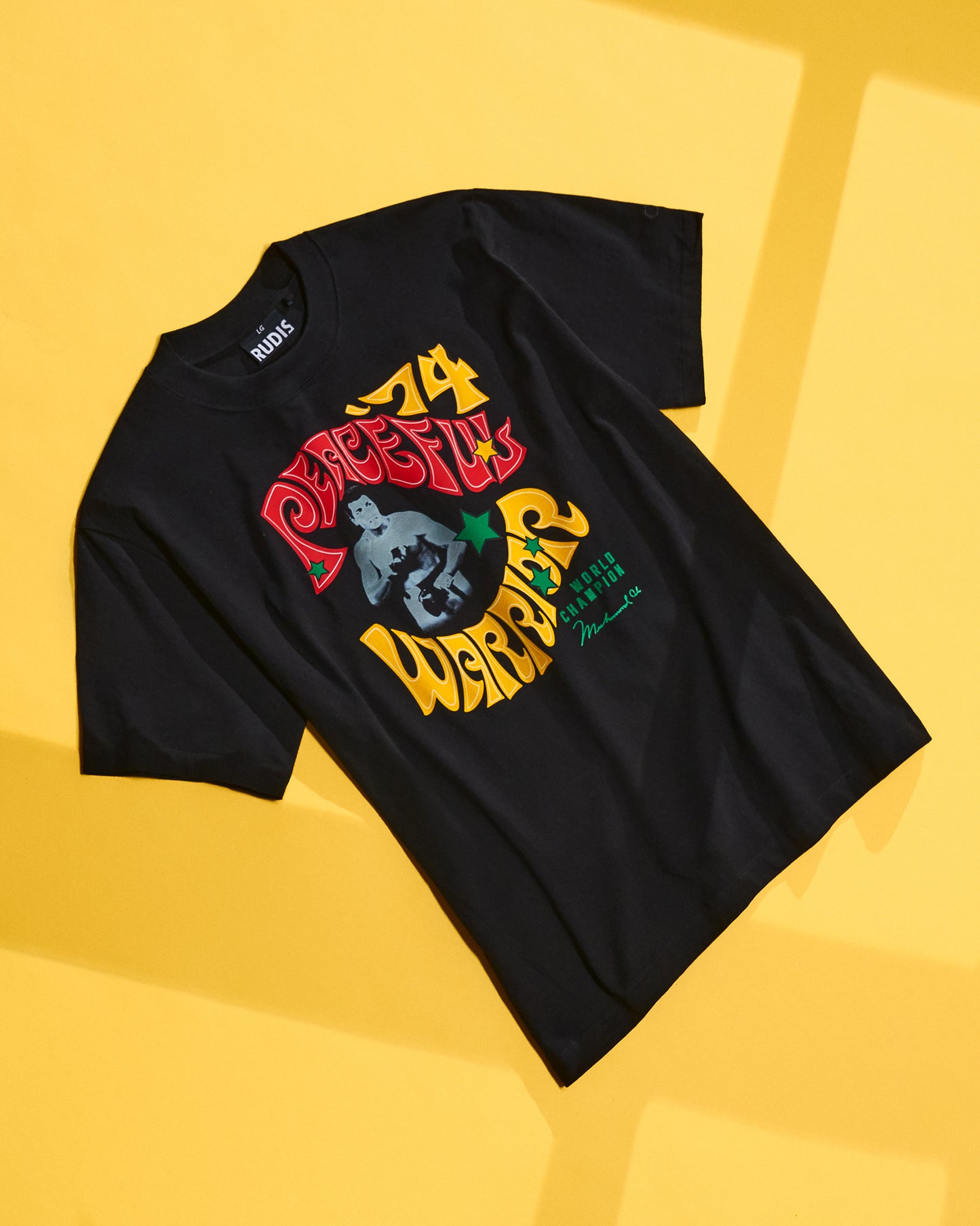 Ali Peaceful Warrior Heavyweight T-Shirt