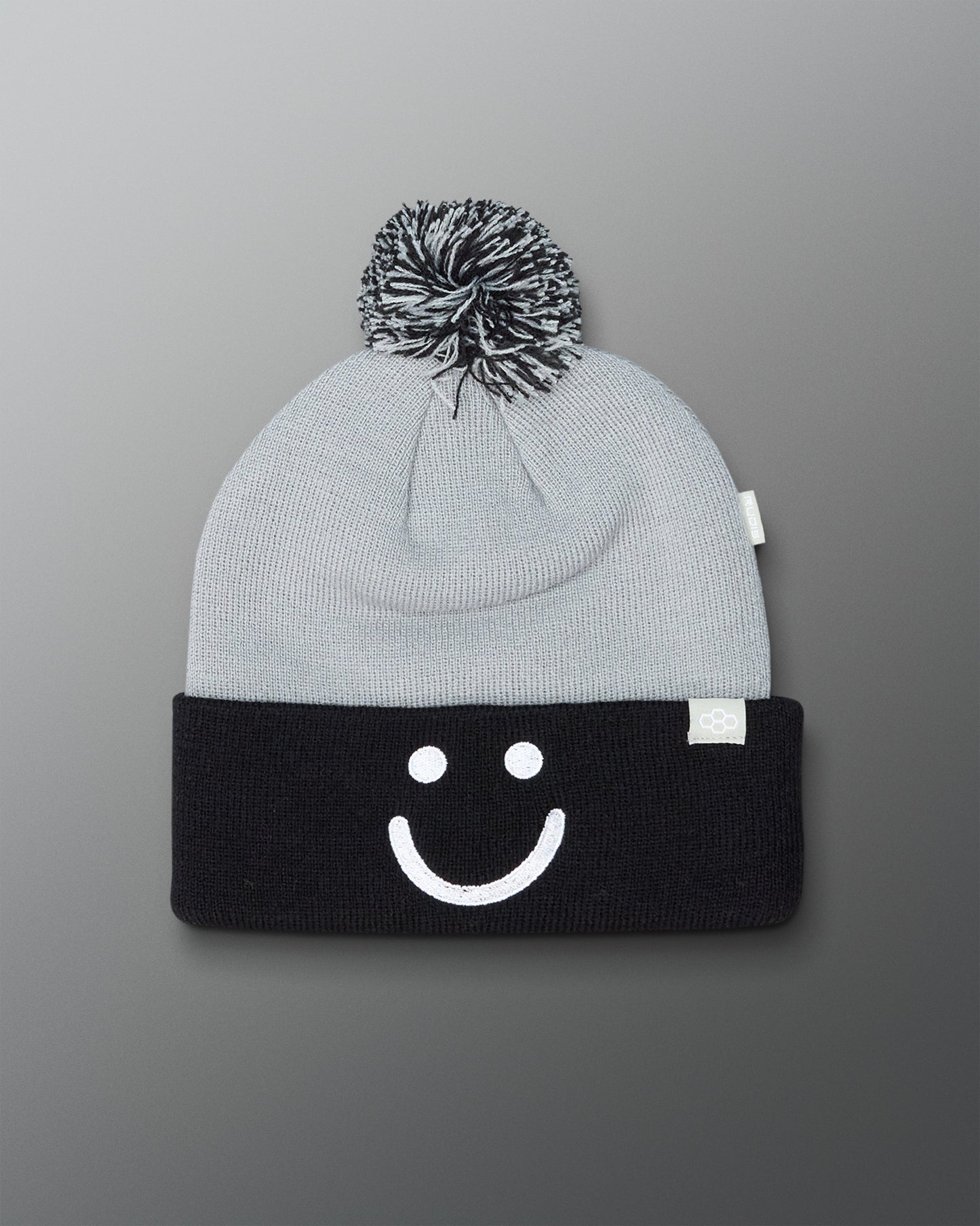 SH Smile Standard Duotone Pom Beanie