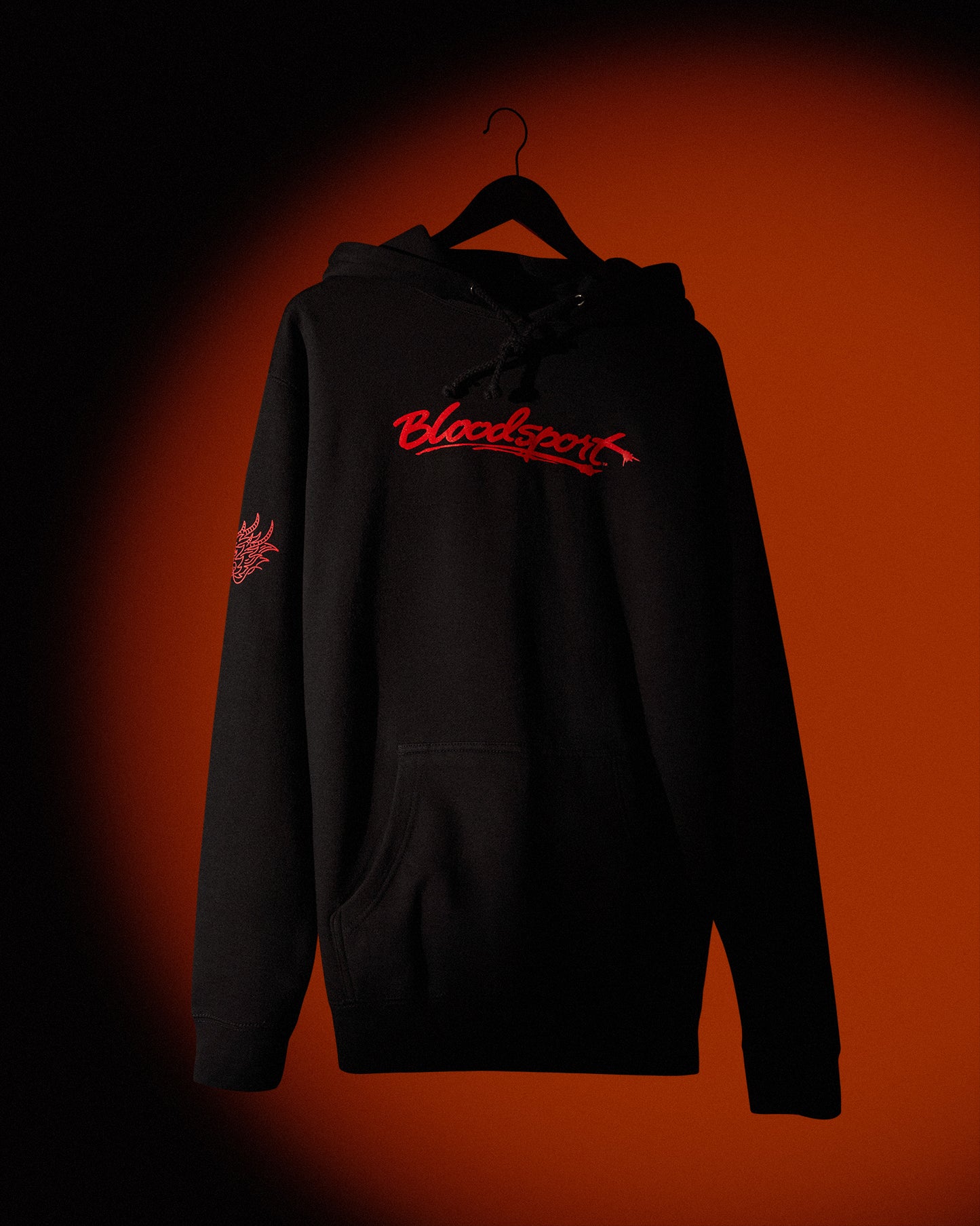 Sweat à capuche avec inscription Bloodsport