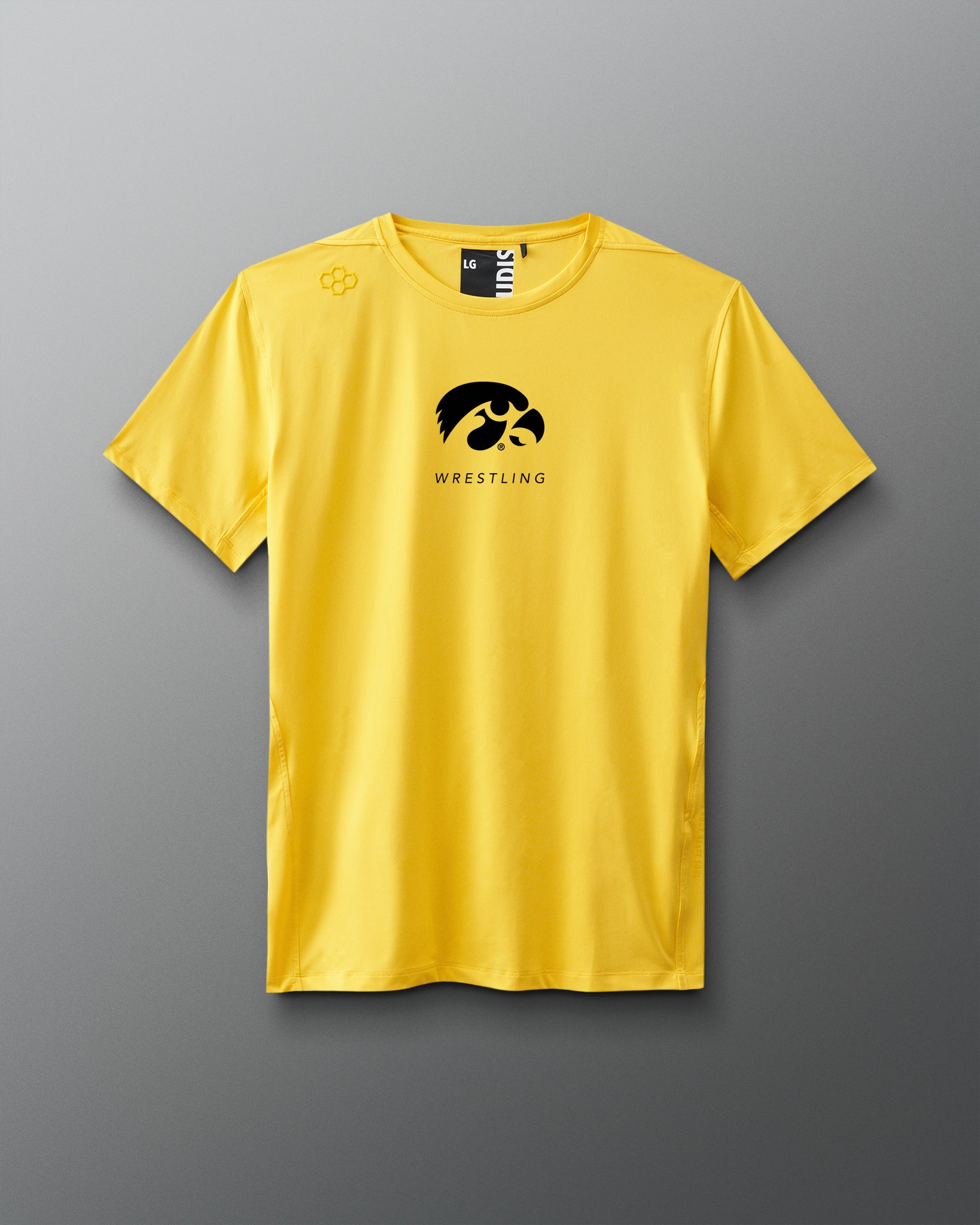 iowa hawkeyes wrestling gear Iowa Hawkeyes Wrestling Performance T-Shirt – Tigerhawk Gold Yellow / MD