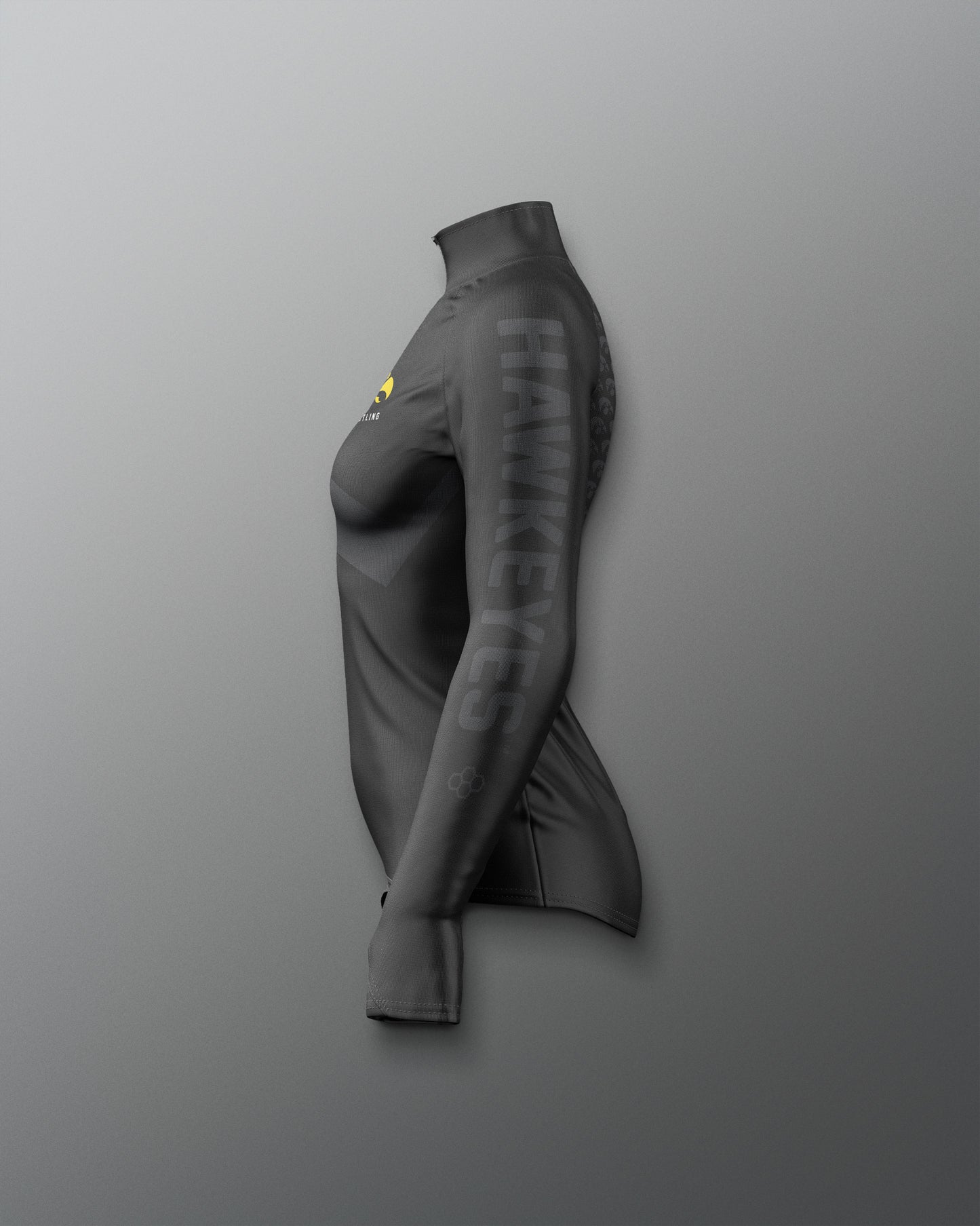 Maillot de lutte Iowa pour femme Elite 1/4 Zip sublimé
