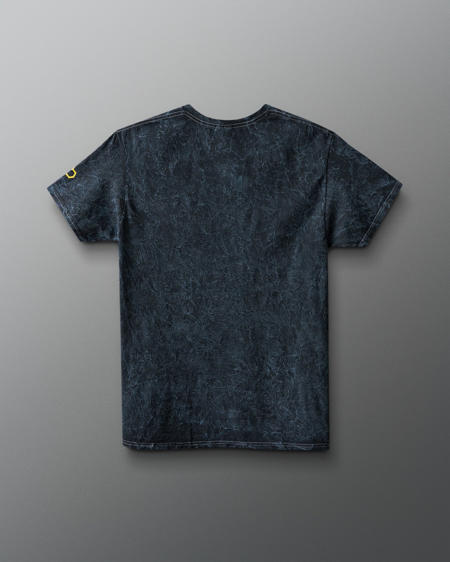 Blue t-shirt on a gray background