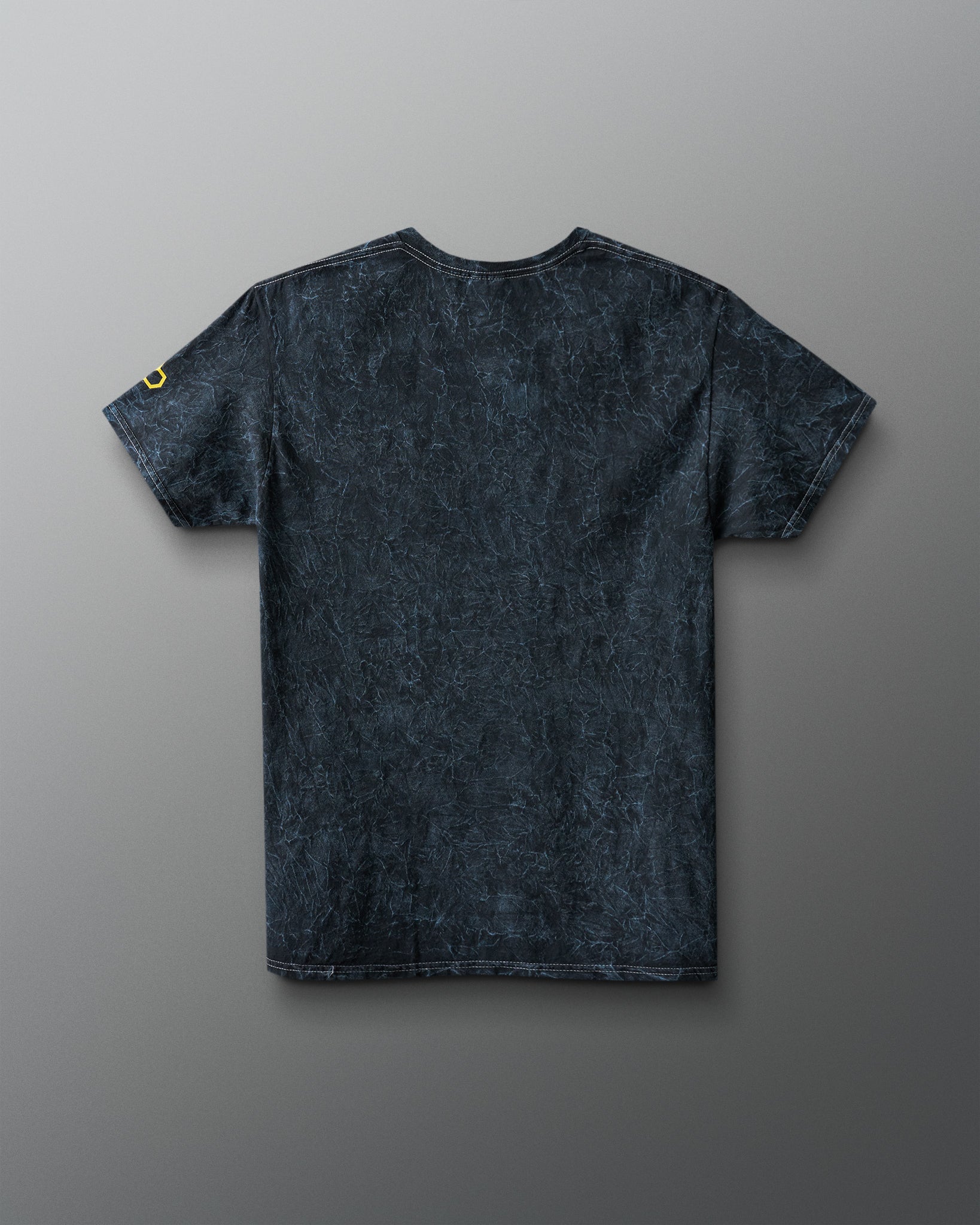 Blue t-shirt on a gray background