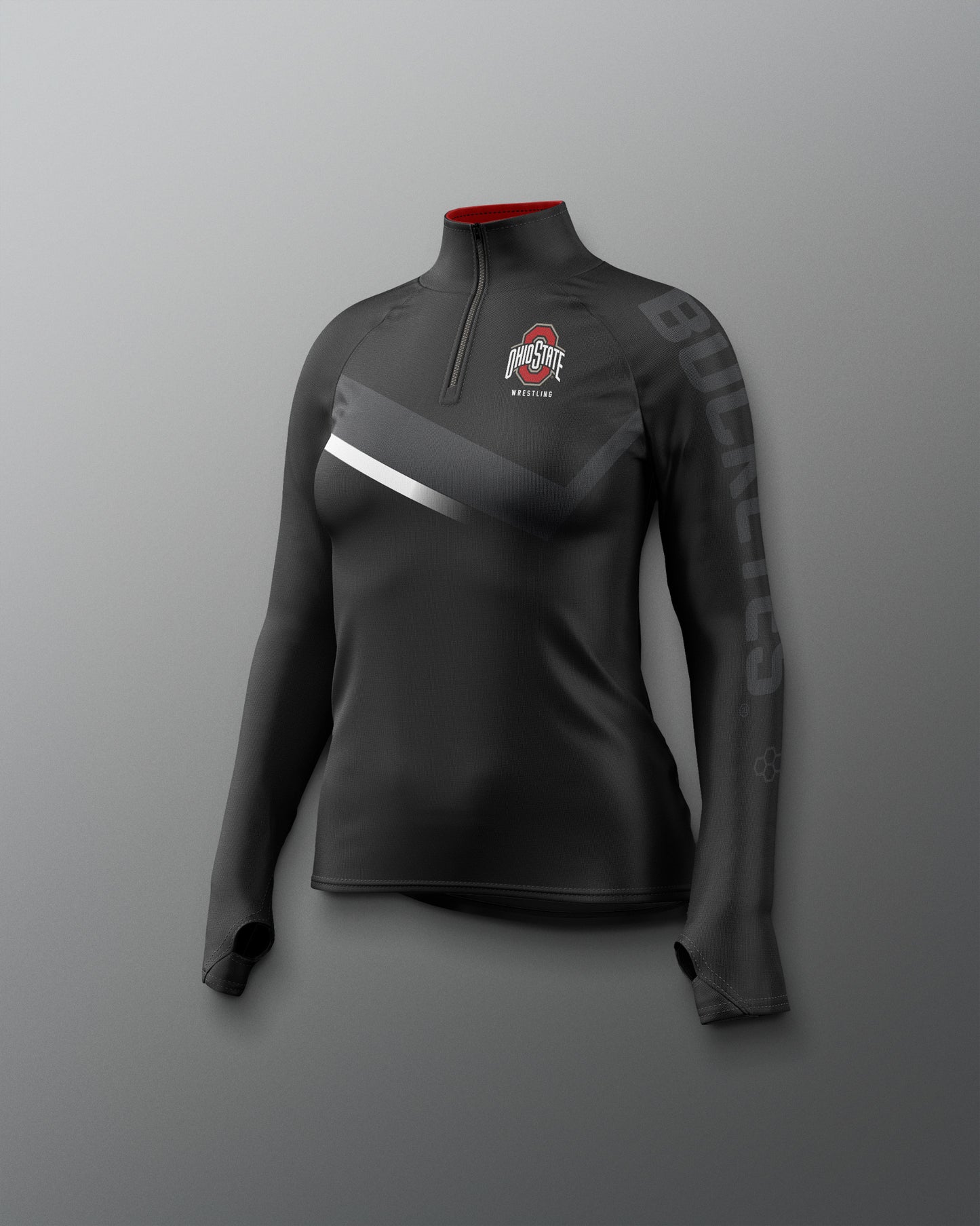 Ohio State Sublimated Women's Quarter Zip
