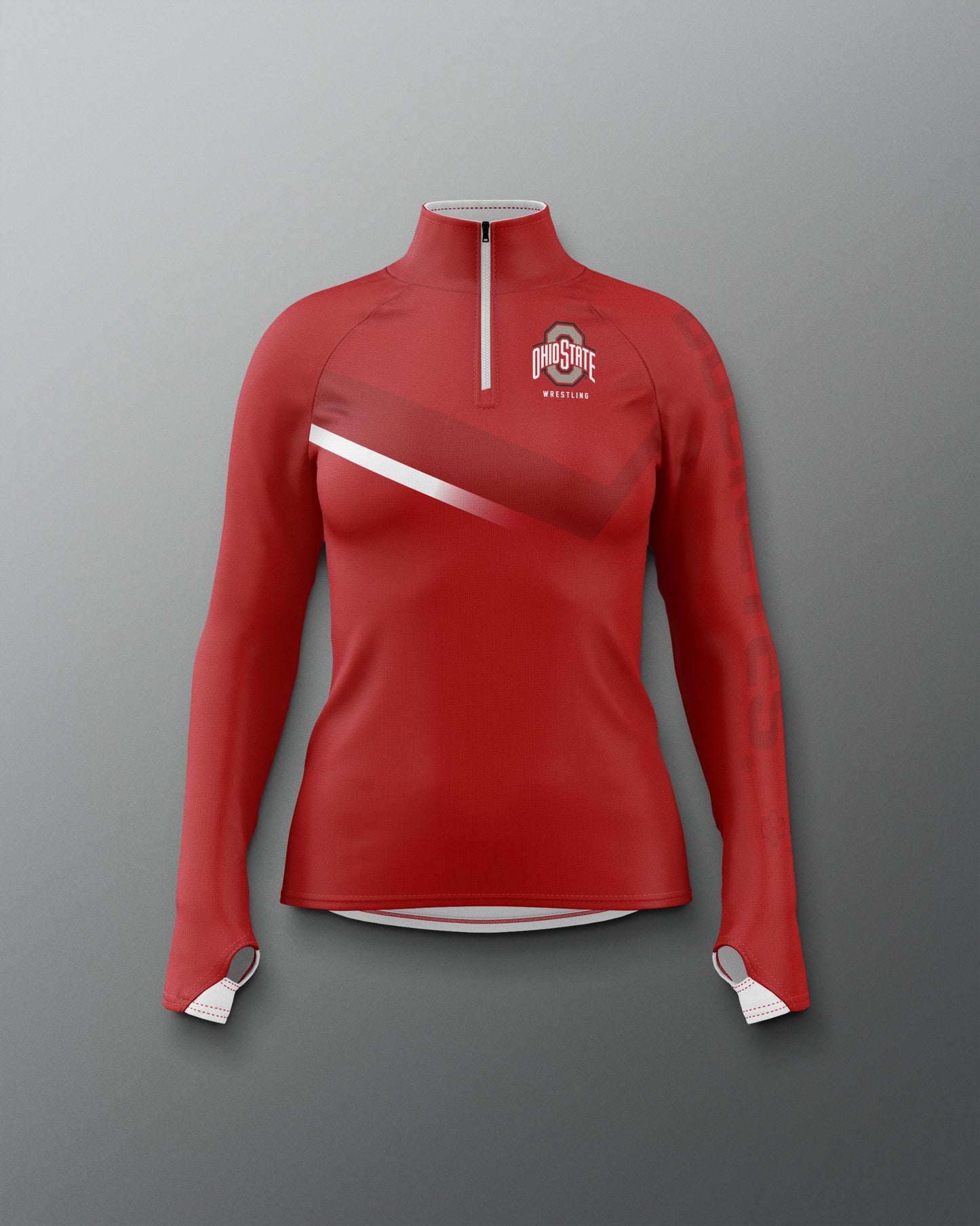 Ohio State Sublimated Women's Quarter Zip