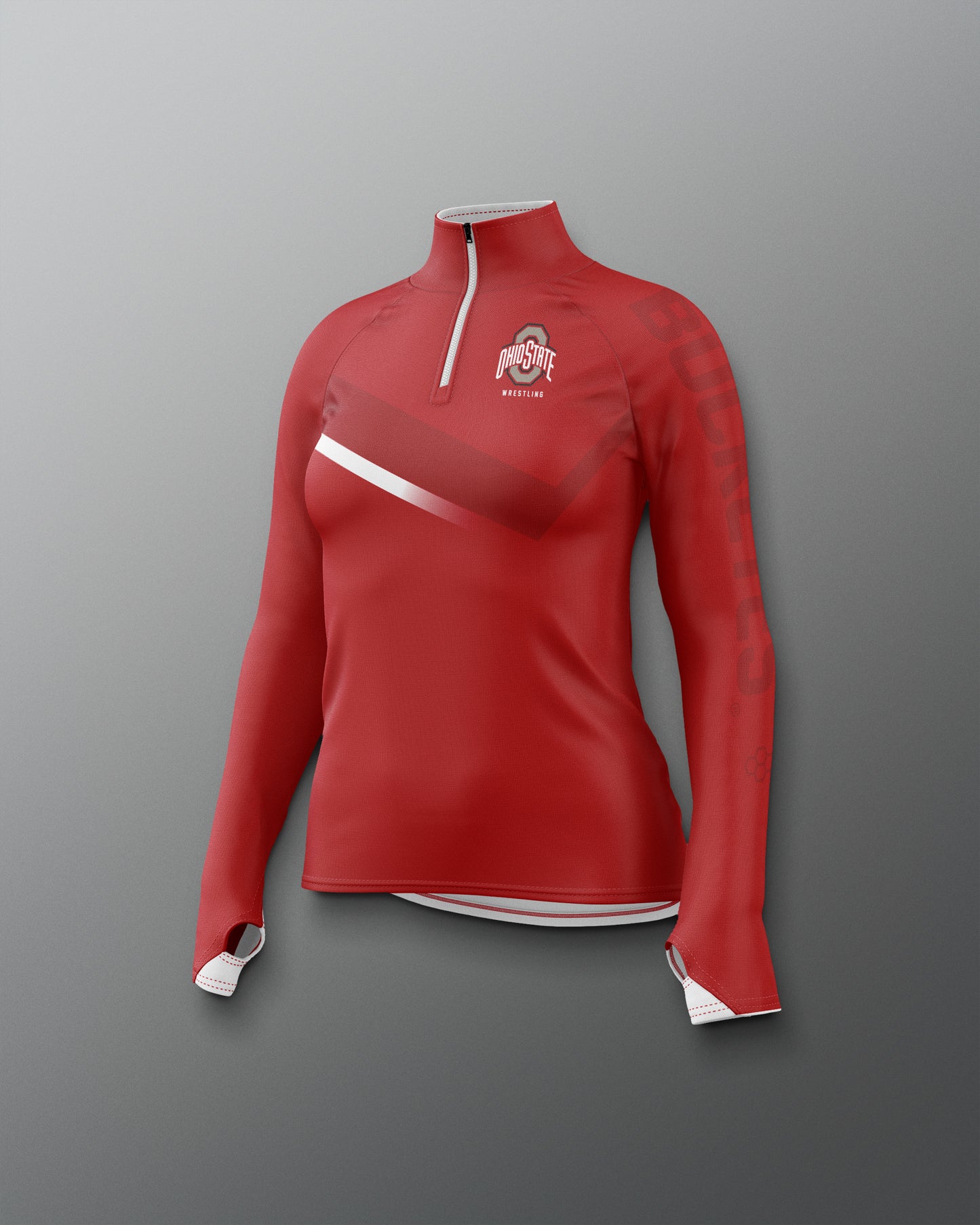 Ohio State Sublimated Women's Quarter Zip