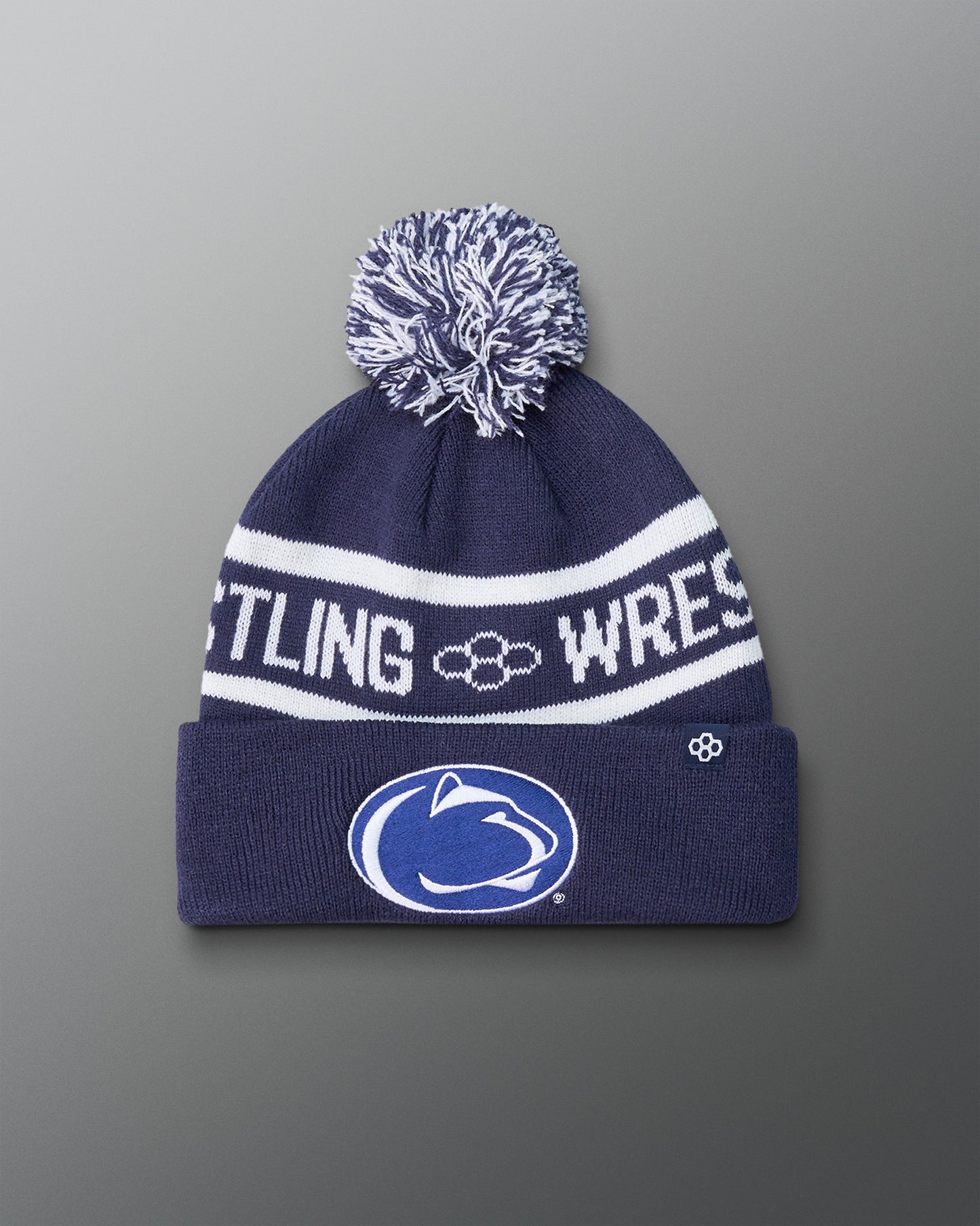 Penn State Two-Tone Pom Beanie