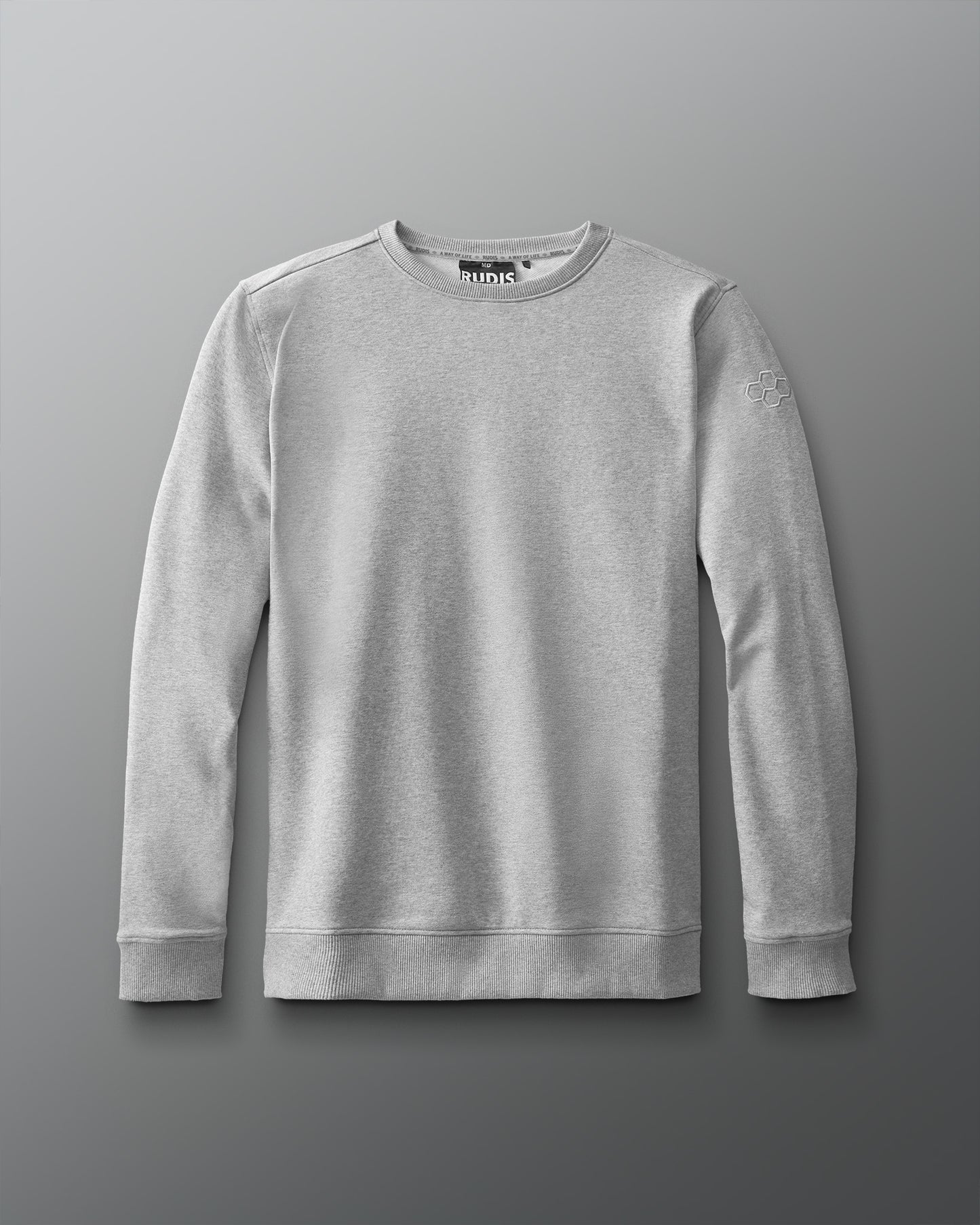 RUDIS Elite Terry Crewneck - Athletic Heather Gray