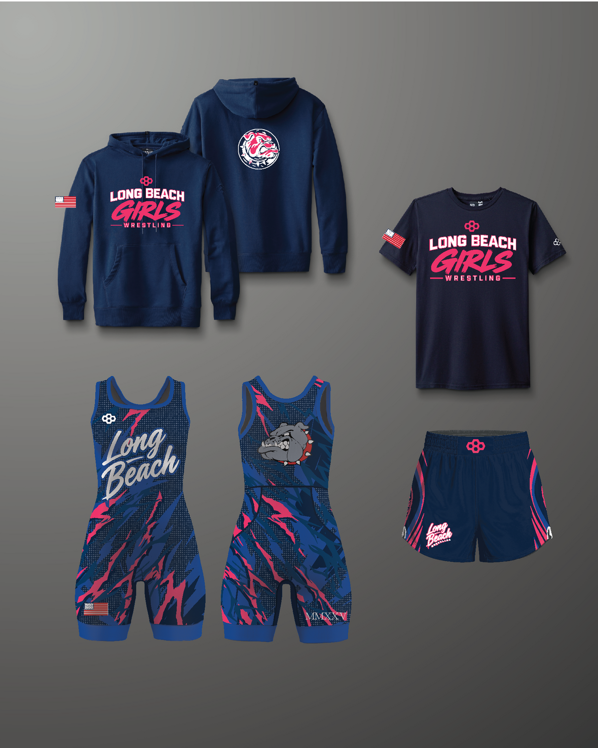 Long Beach Girls Wrestling Competition Bundle Youth