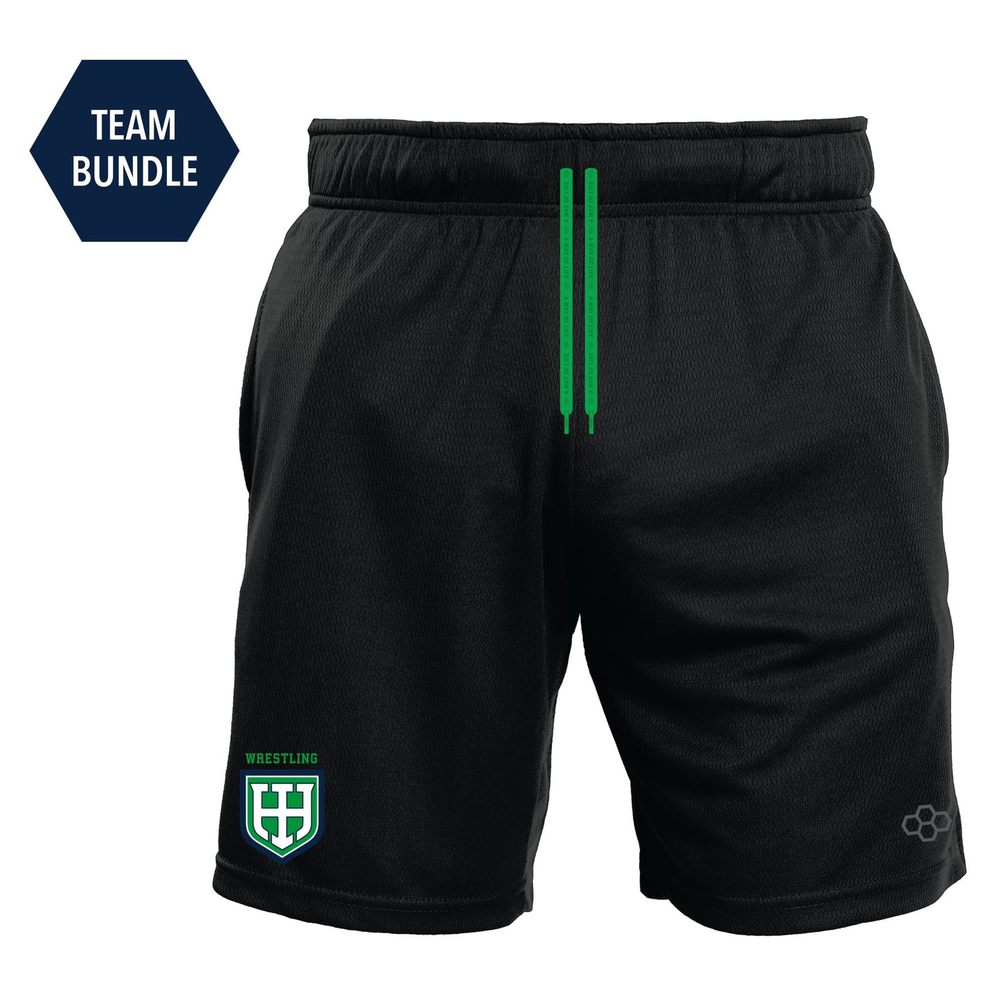 8" Mesh Shorts-Unisex--Heathwood Hall Team Store