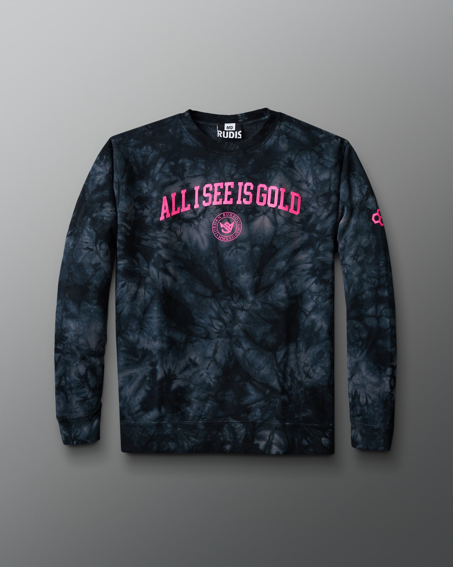 JB All I See Is Gold Academy Tie Dye Crewneck
