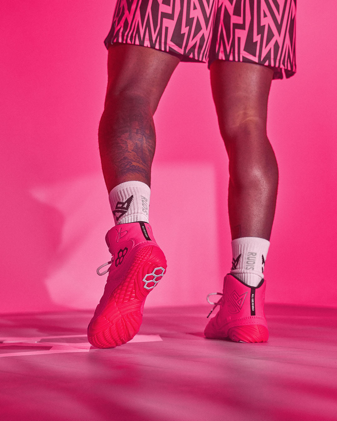 JB1 Adult Wrestling Shoes - Flamingo Pink