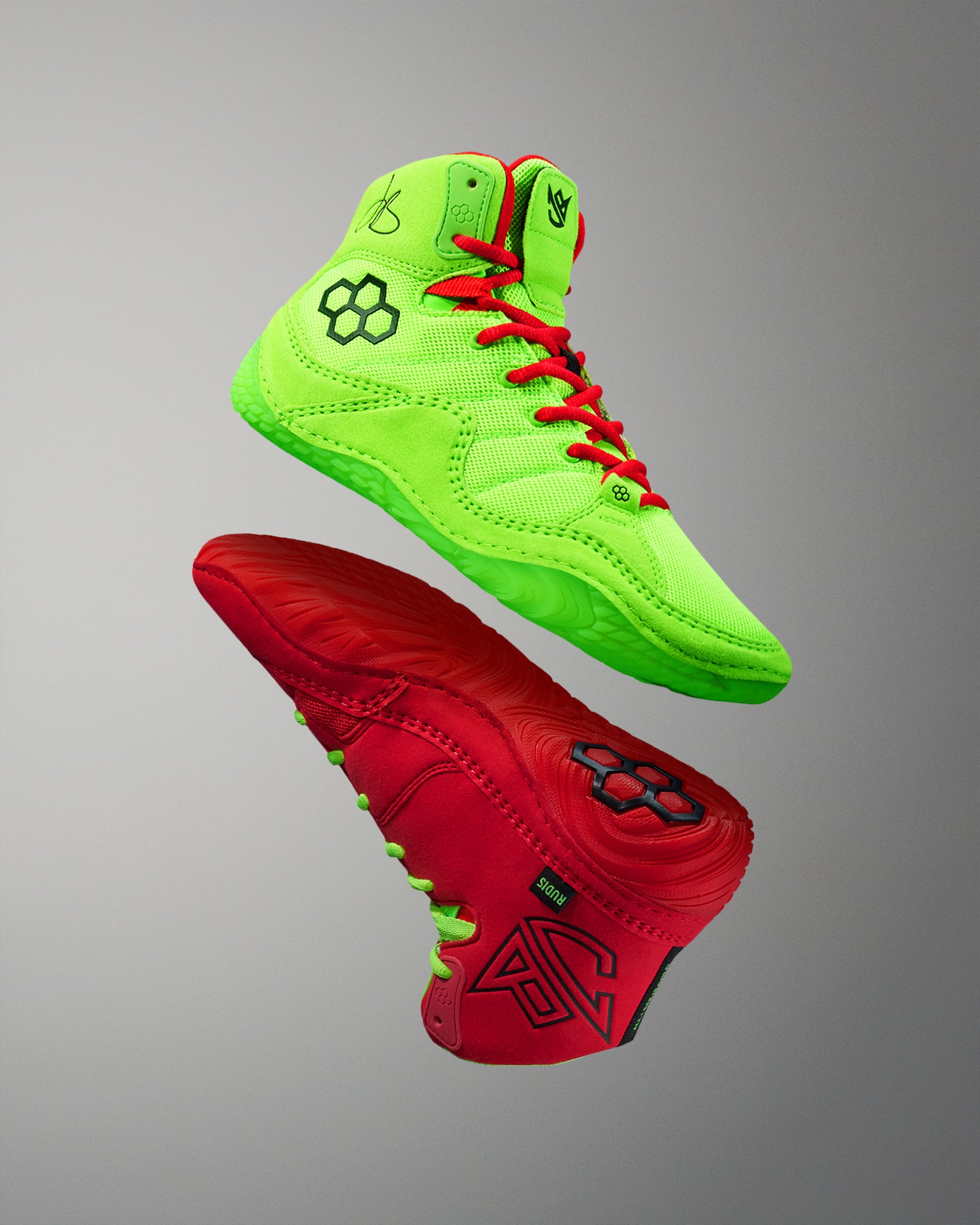 JB1 Signed Adult Wrestling Shoes - Signed Naughty & Nice | RUDIS