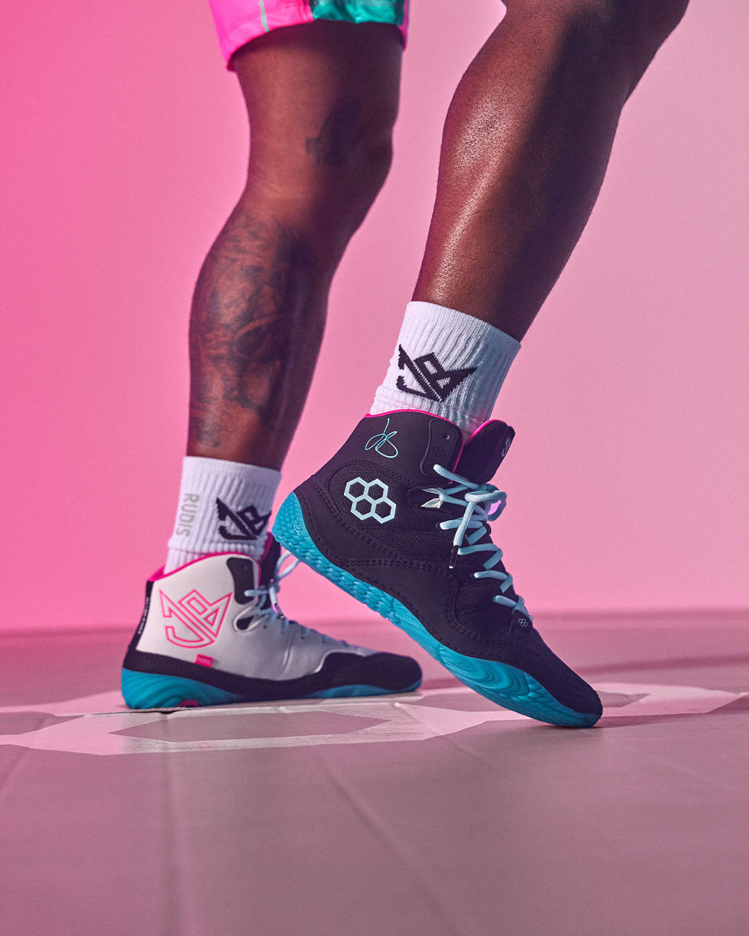 JB1 Adult Wrestling Shoes - South Beach