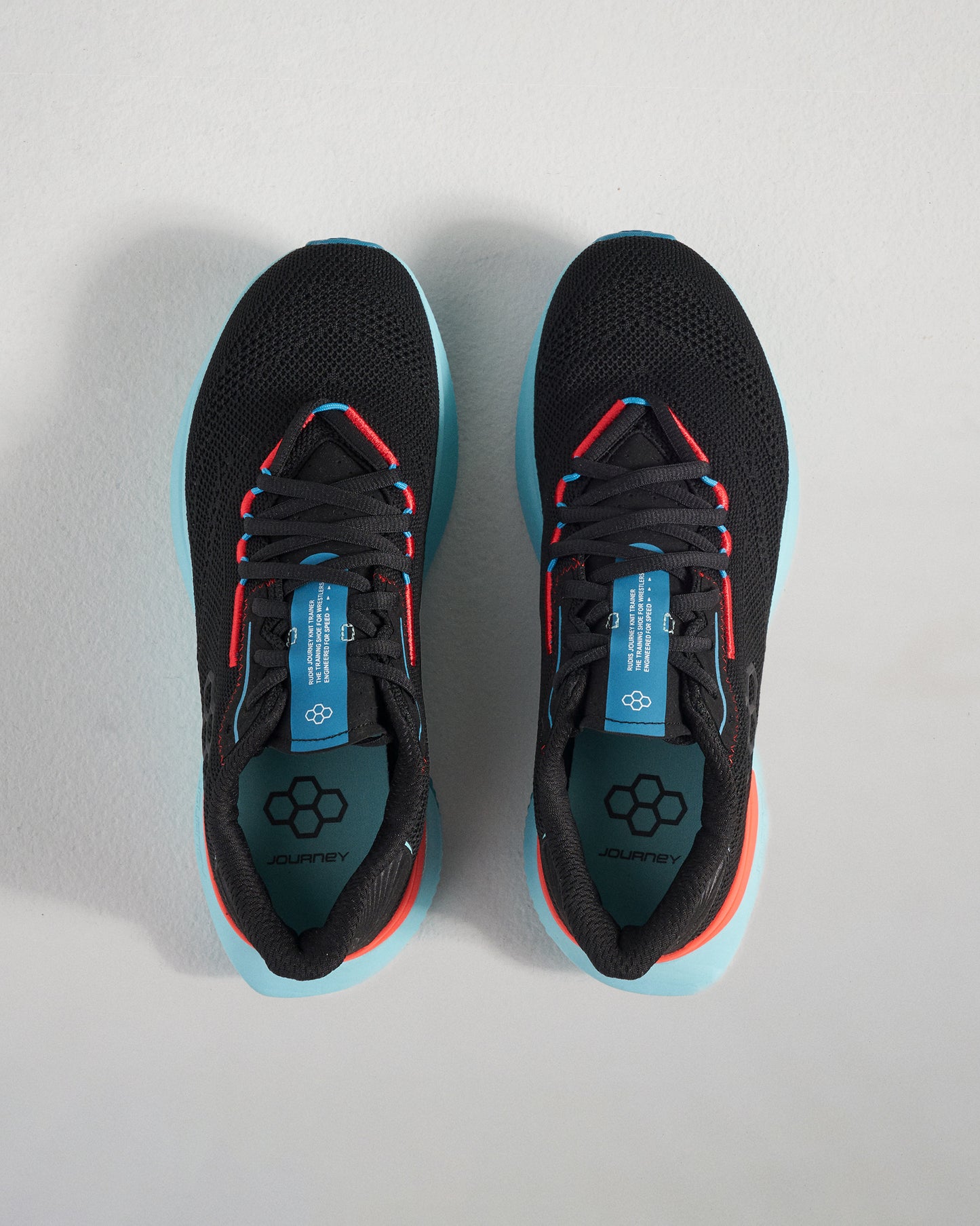 RUDIS Journey Knit Adult Training Shoes - Black Supernova