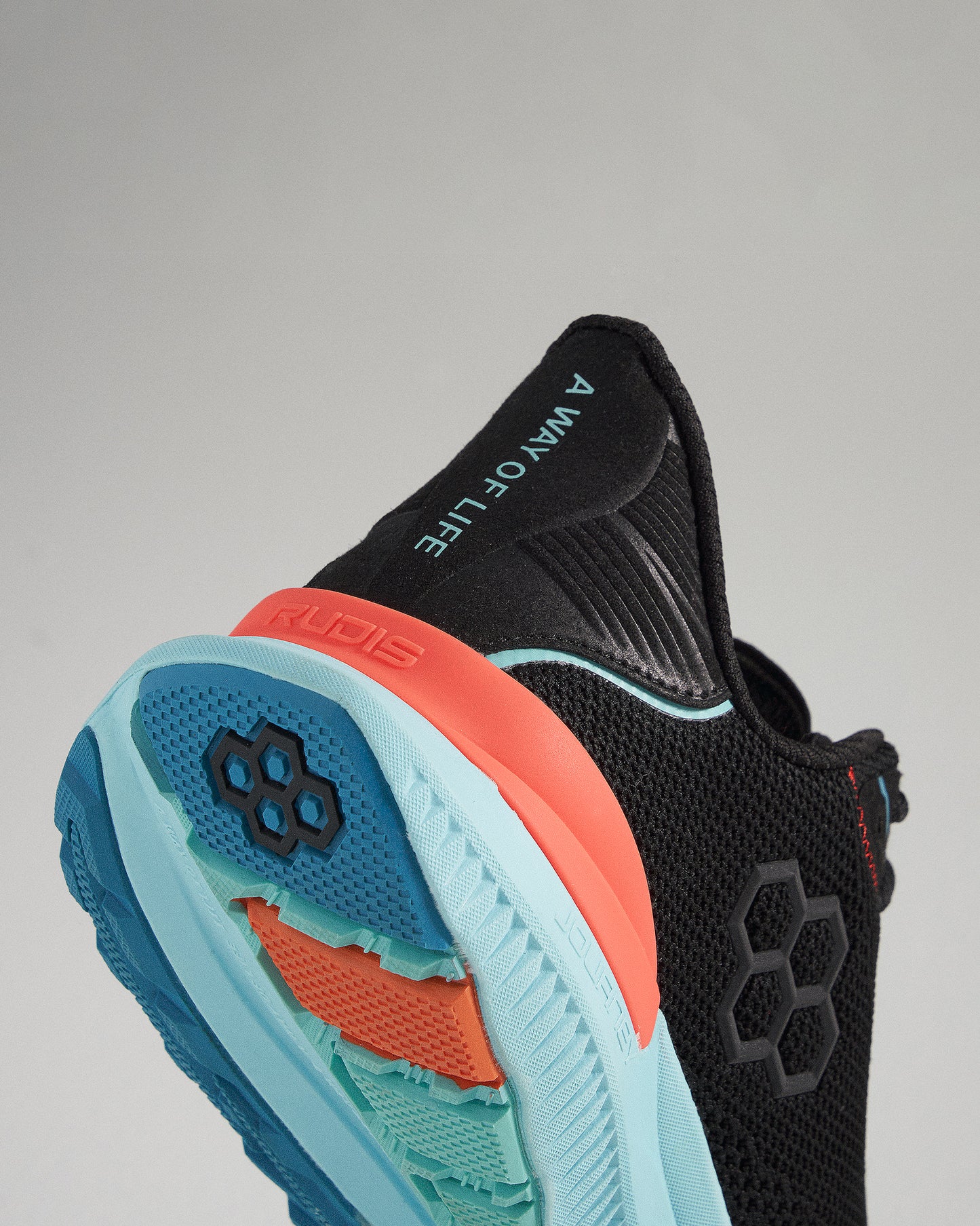 RUDIS Journey Knit Adult Training Shoes - Black Supernova