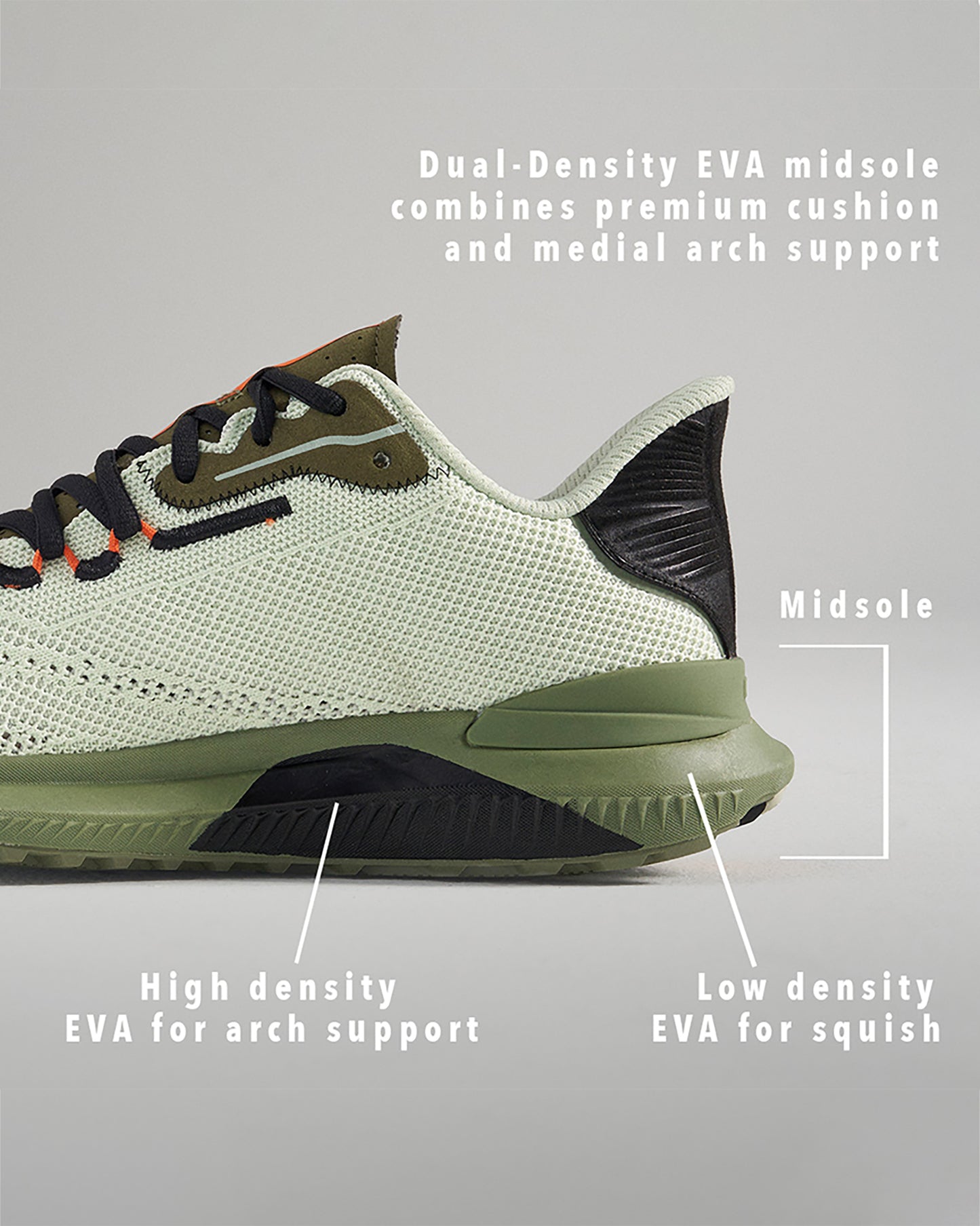 RUDIS Journey Knit Adult Training Shoes - Guerilla Green