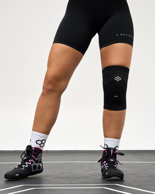 RUDIS Omni-Impact Black Wrestling Knee Pad
