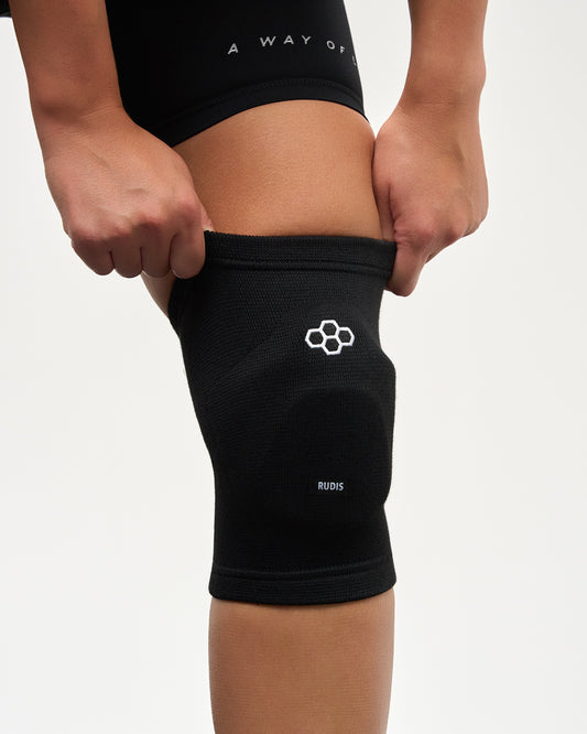 RUDIS Omni-Impact Black Wrestling Knee Pad