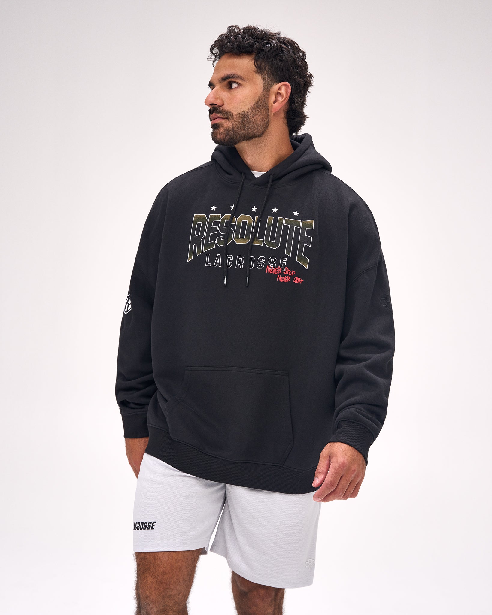Lacrosse Resolute Lacrosse Relaxed Comfort Fleece Hoodie | RUDIS
