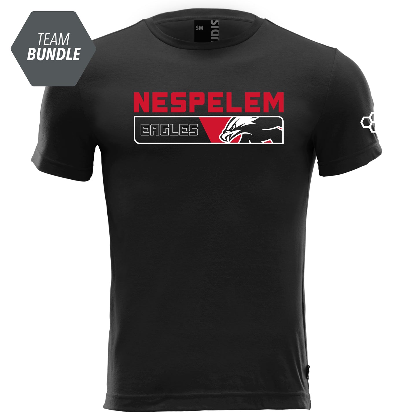 Elite Super Soft T-Shirt-Unisex--Nespelem Eagles MS Red