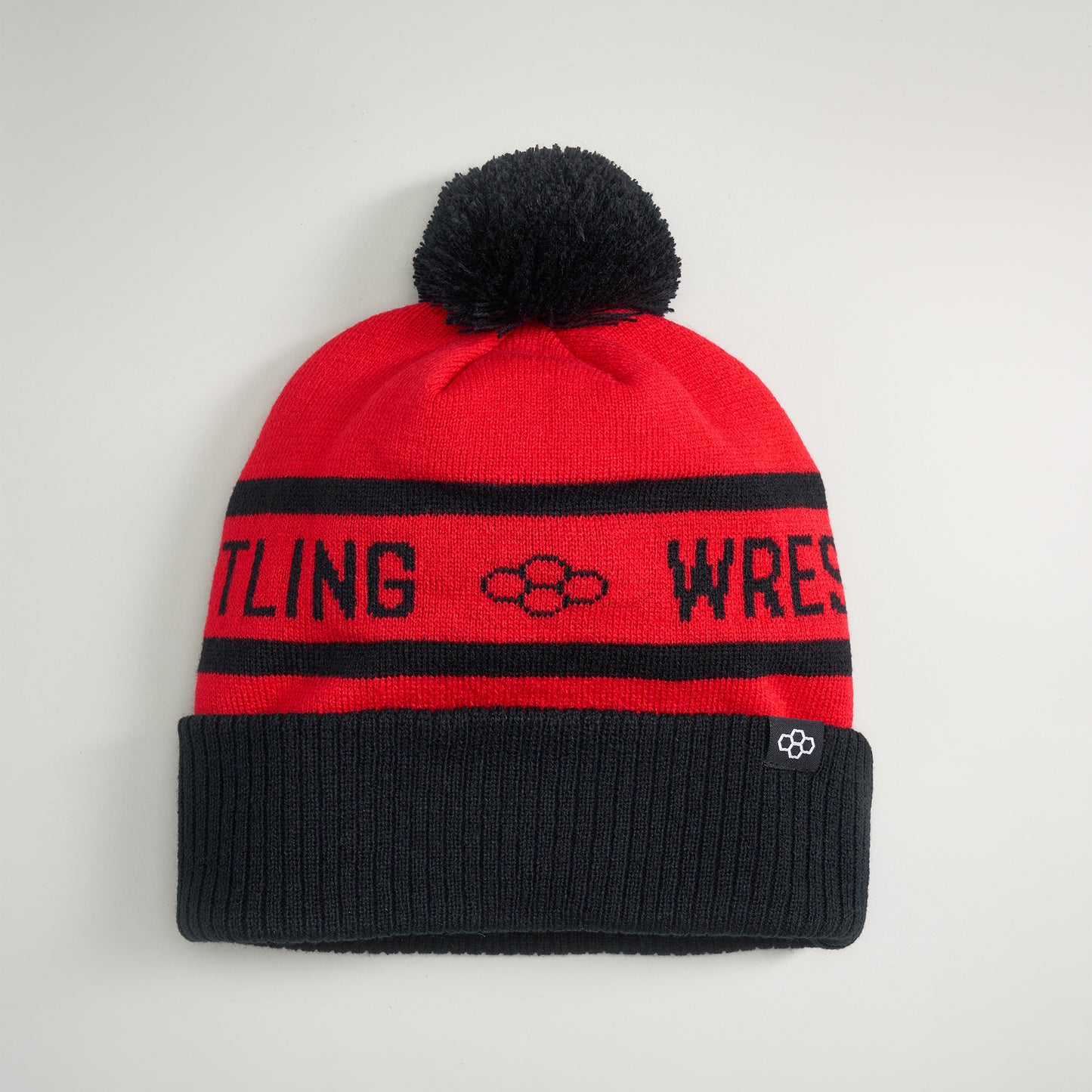 RUDIS Wrestling Pom Beanie