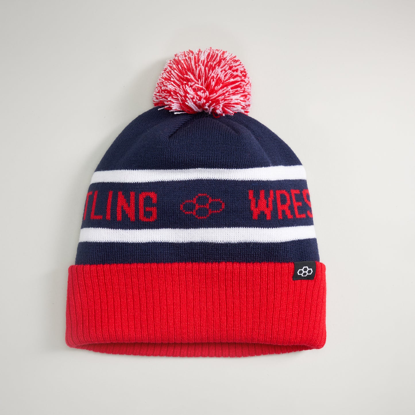 RUDIS Wrestling Pom Beanie