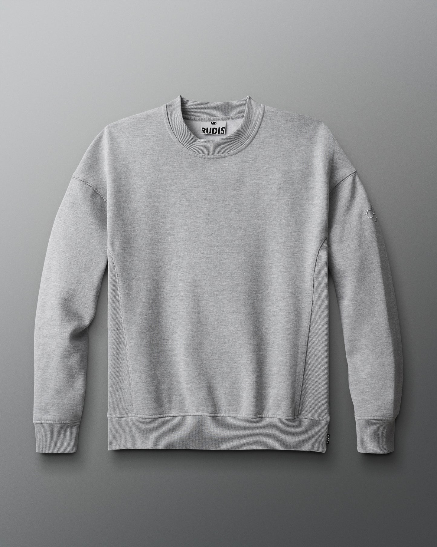 RUDIS Titan Heavyweight Fleece Crewneck - Athletic Gray