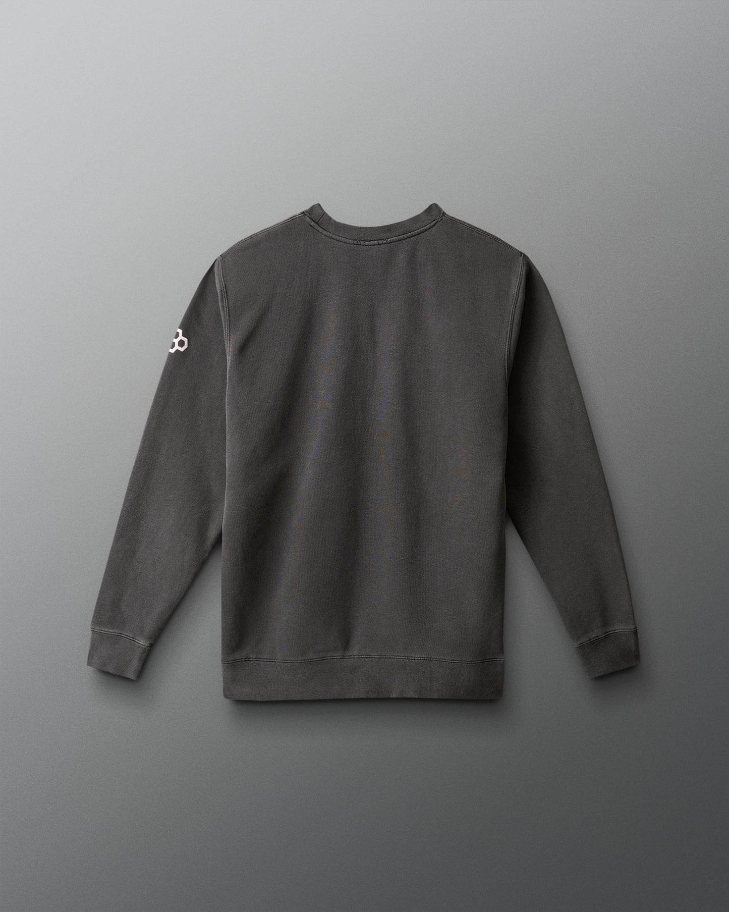 Gray sweatshirt on a gray background