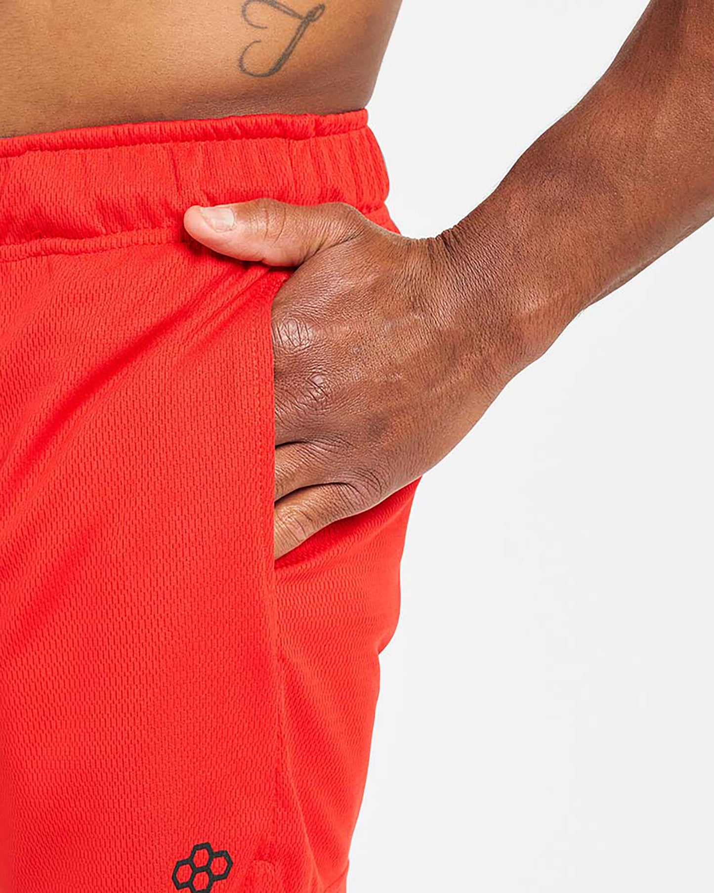 RUDIS 6" Mesh Shorts - Red