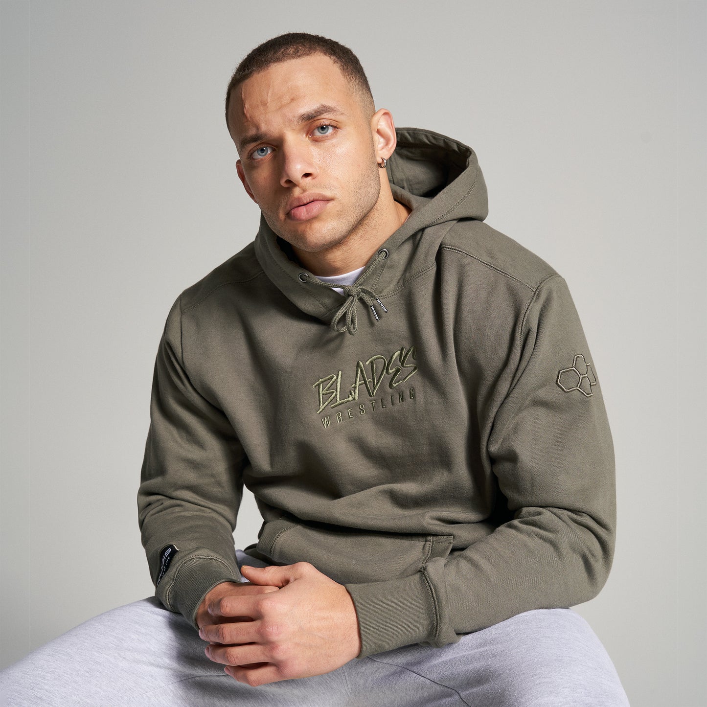 Blades Embroidered Heavyweight Hoodie