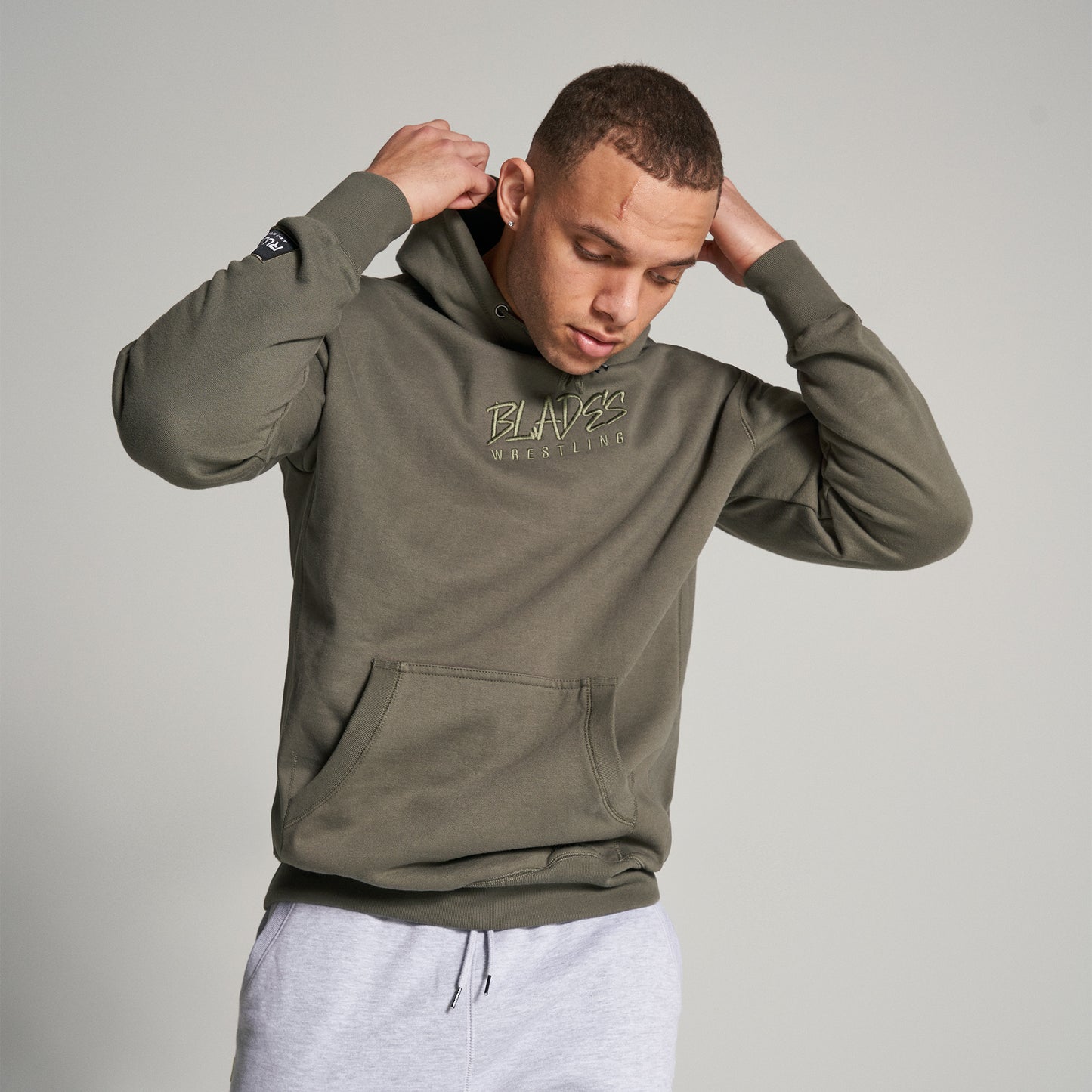 Blades Embroidered Heavyweight Hoodie