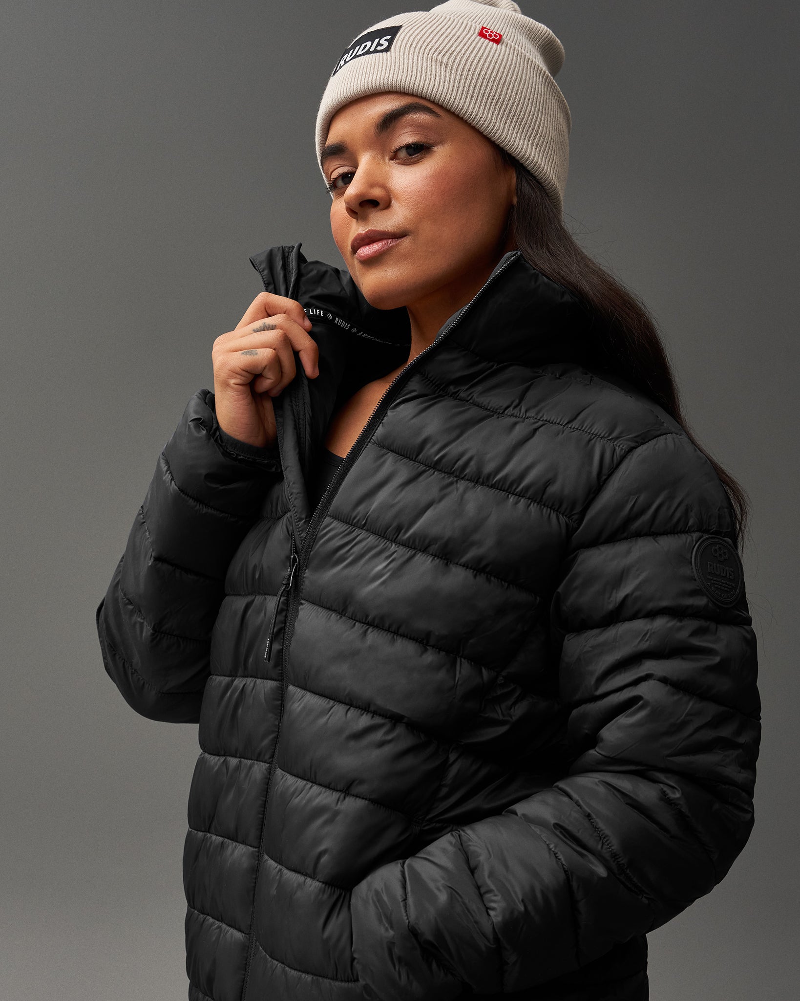 RUDIS Puffer Jacket Black RUDIS