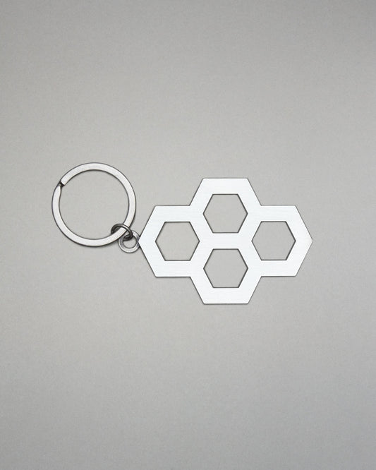 RUDIS Hex Diecut Keychain