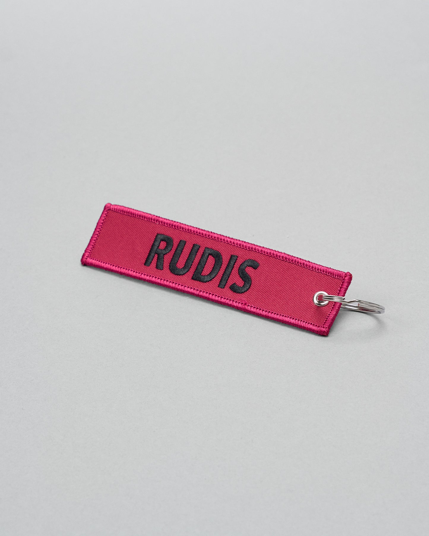 RUDIS Motto Woven Keychain