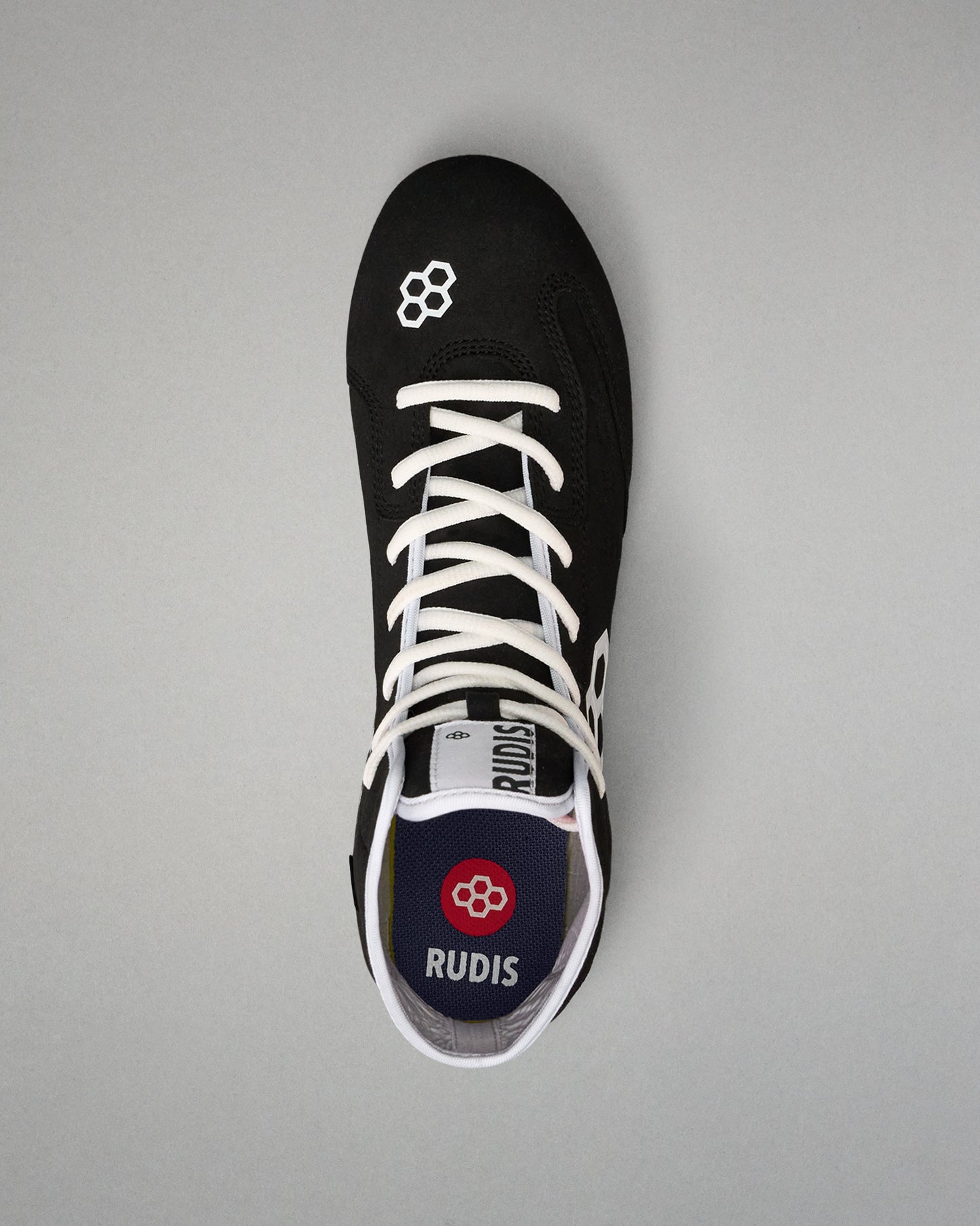 Chaussures de lutte RUDIS International pour adultes - Noir/Blanc