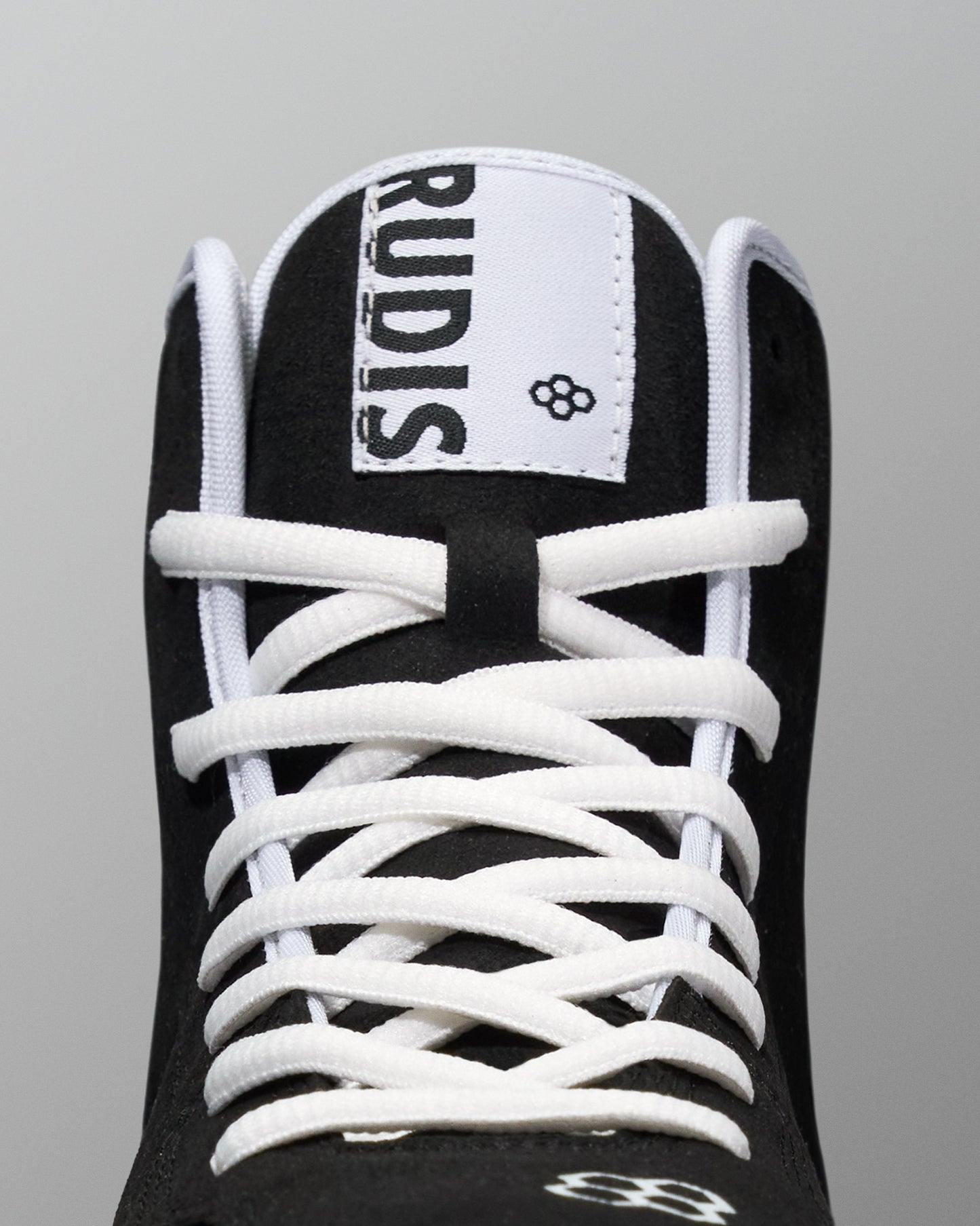 RUDIS International Adult Wrestling Shoes - Black/White