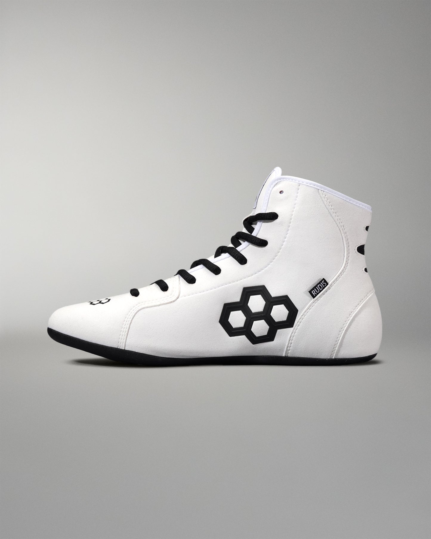 RUDIS International Adult Wrestling Shoes - White/Black