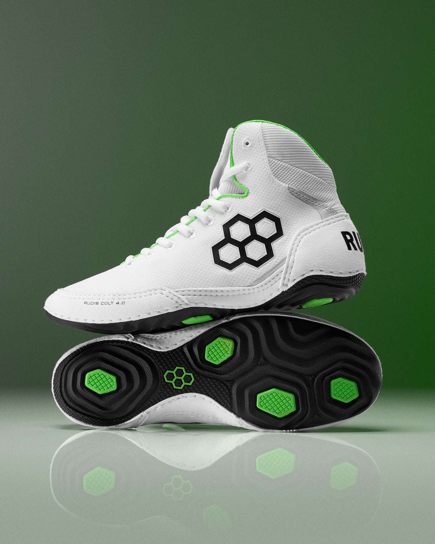 RUDIS Colt 4.0 Adult Wrestling Shoes - Neon Edge