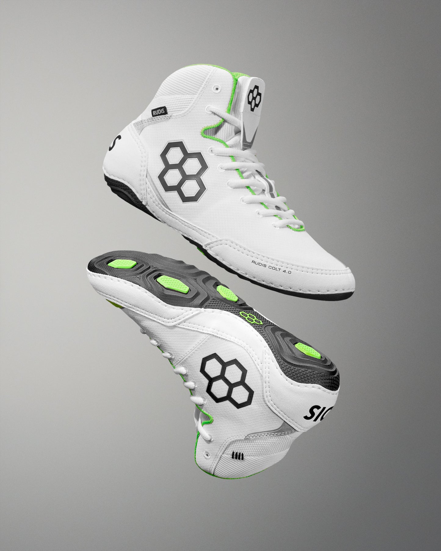 RUDIS Colt 4.0 Adult Wrestling Shoes - Neon Edge
