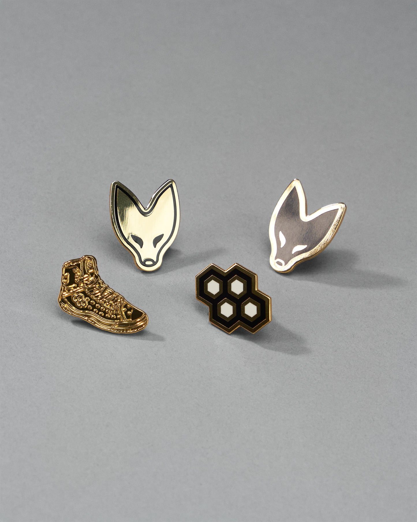 RUDIS Sly Fox 4 Pack Enamel Pins