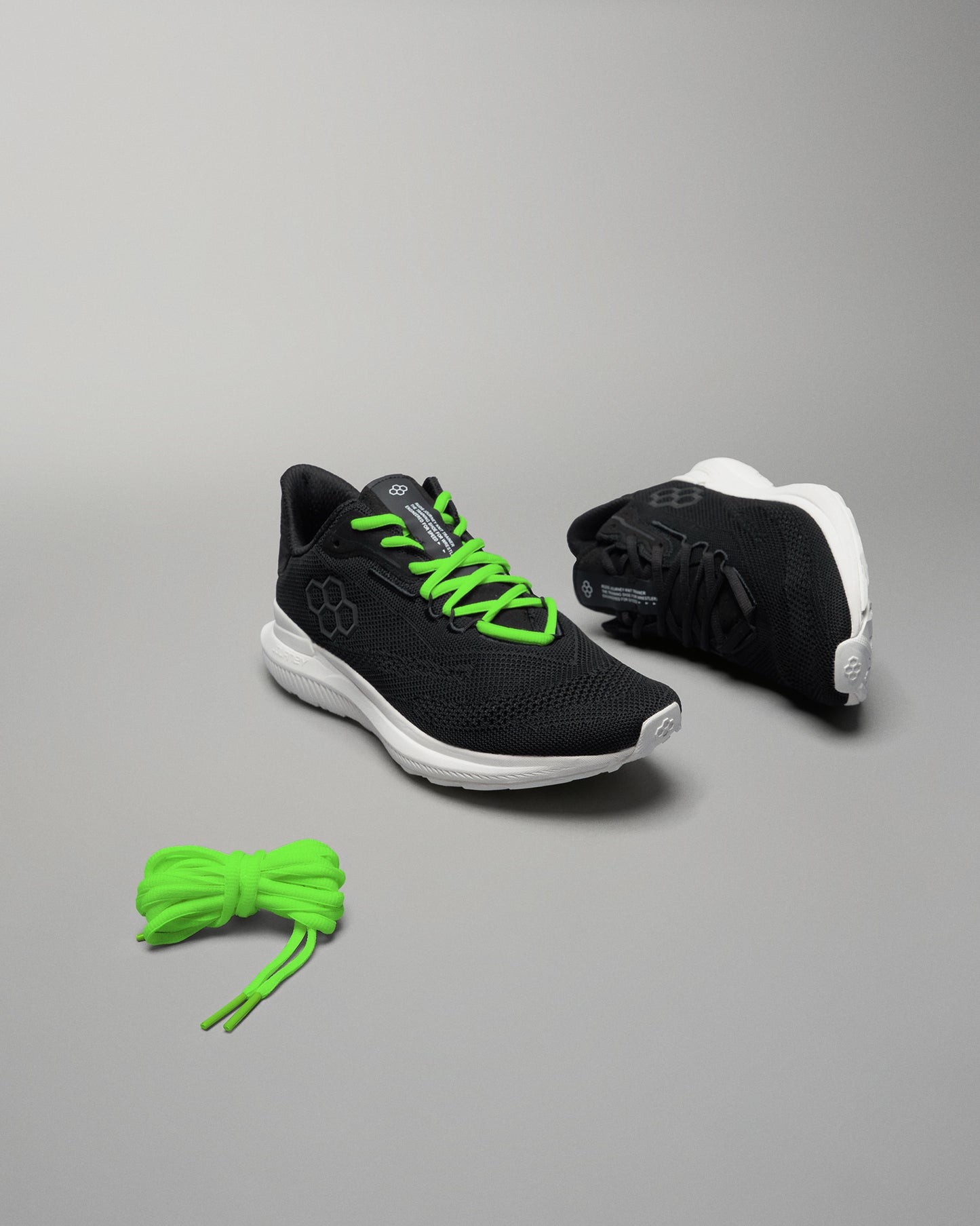 Les lacets de chaussures verts de rêve