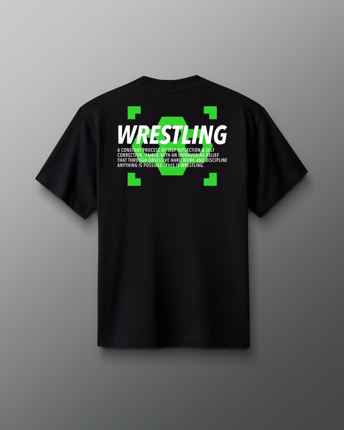Neon Wrestling Hex Heavyweight T-Shirt