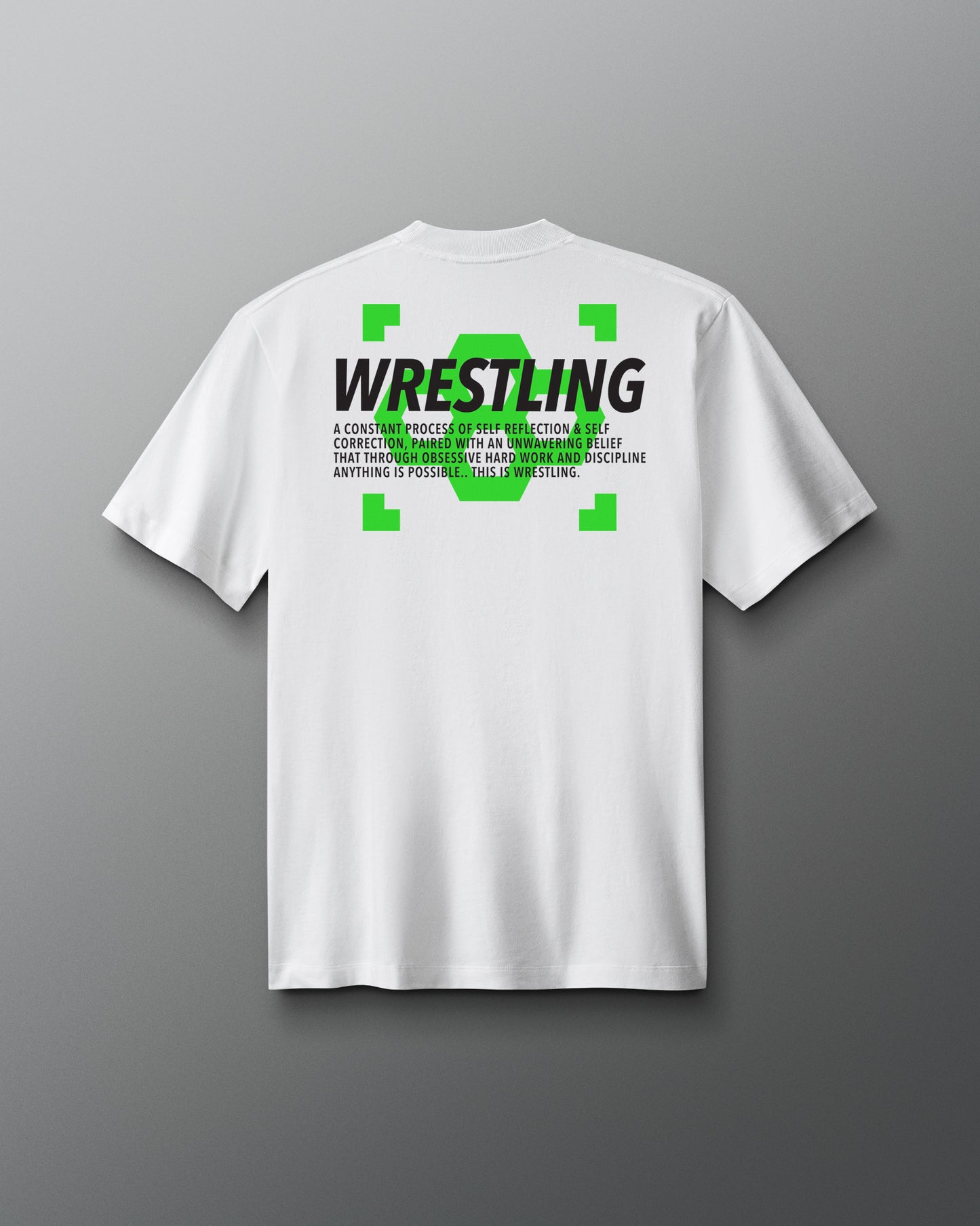 Neon Wrestling Hex Heavyweight T-Shirt