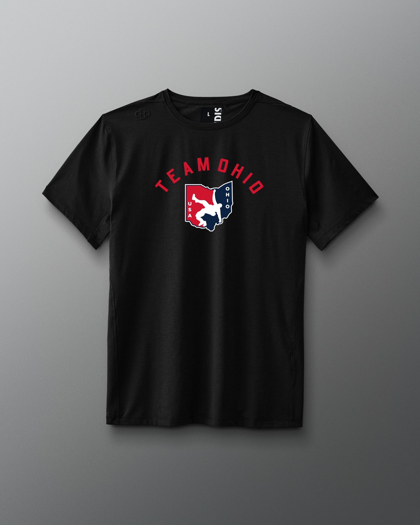 T-shirt chiné avec logo Arch Performance de l'Ohio USA