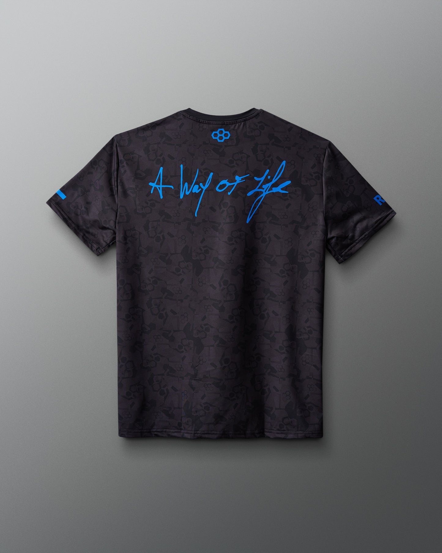 Wrestling Wordmark Black Camo Sublimated T-Shirt