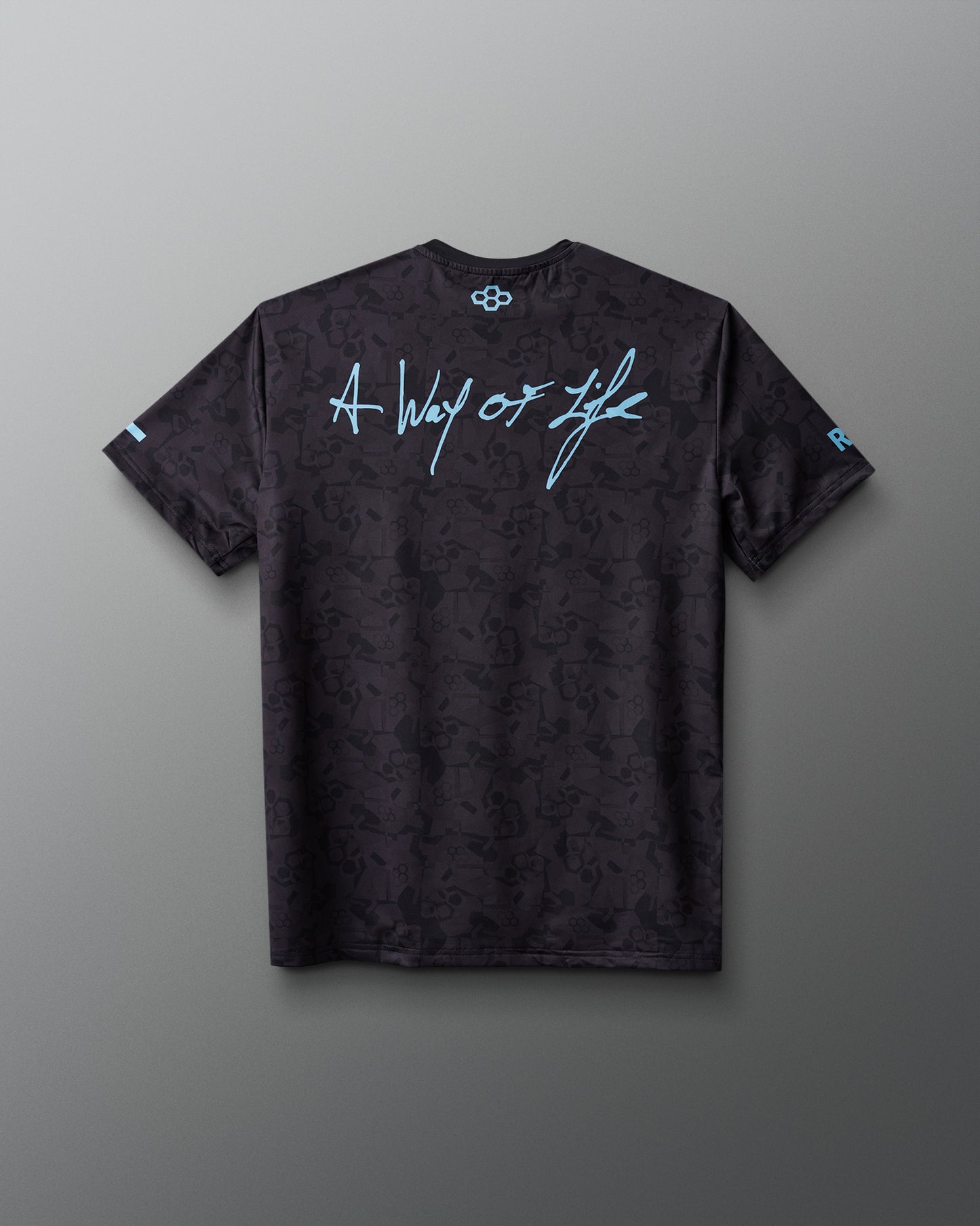 Wrestling Wordmark Black Camo Sublimated T-Shirt
