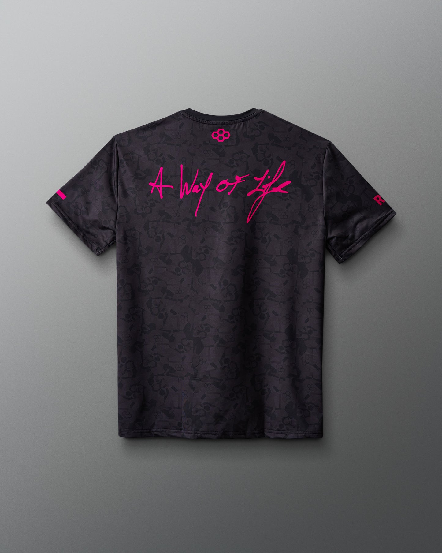 Wrestling Wordmark Black Camo Sublimated T-Shirt